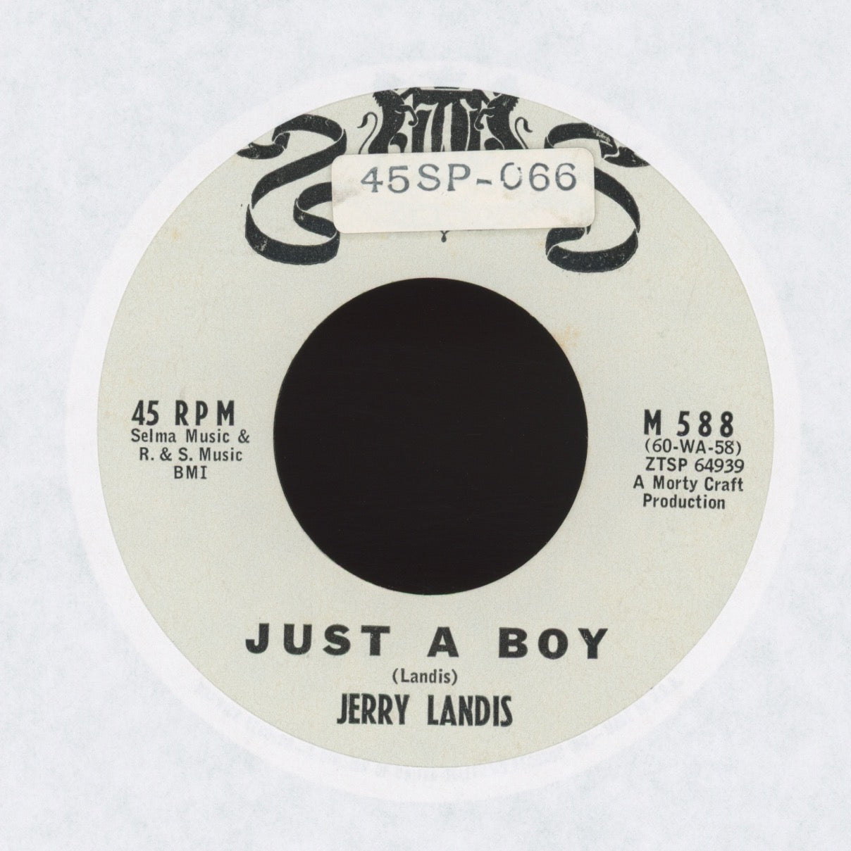 Jerry Landis aka Paul Simon - I'd Like To Be (The Lipstick On Your Lips) on Warwick Promo Teen 45