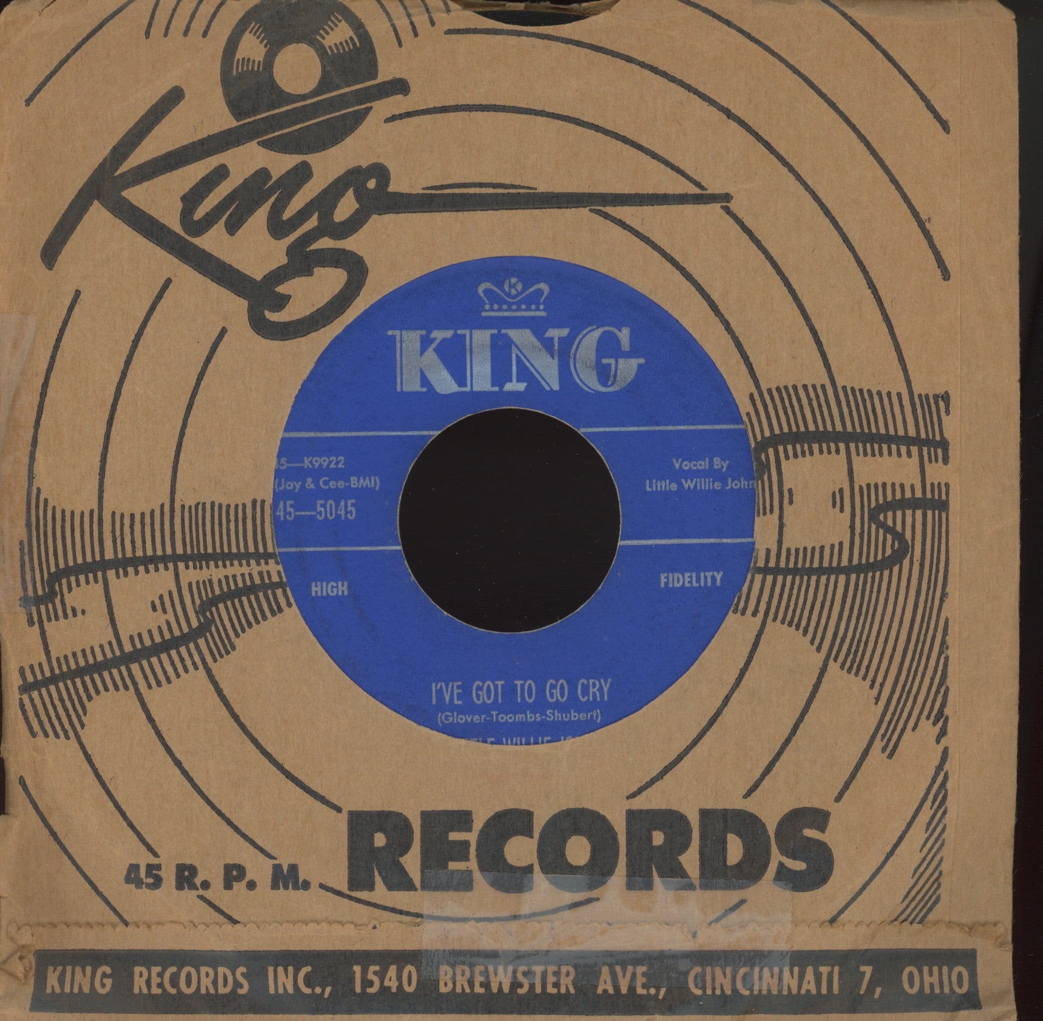 Little Willie John - Look What You've Done To Me on King New Breed R&B 45