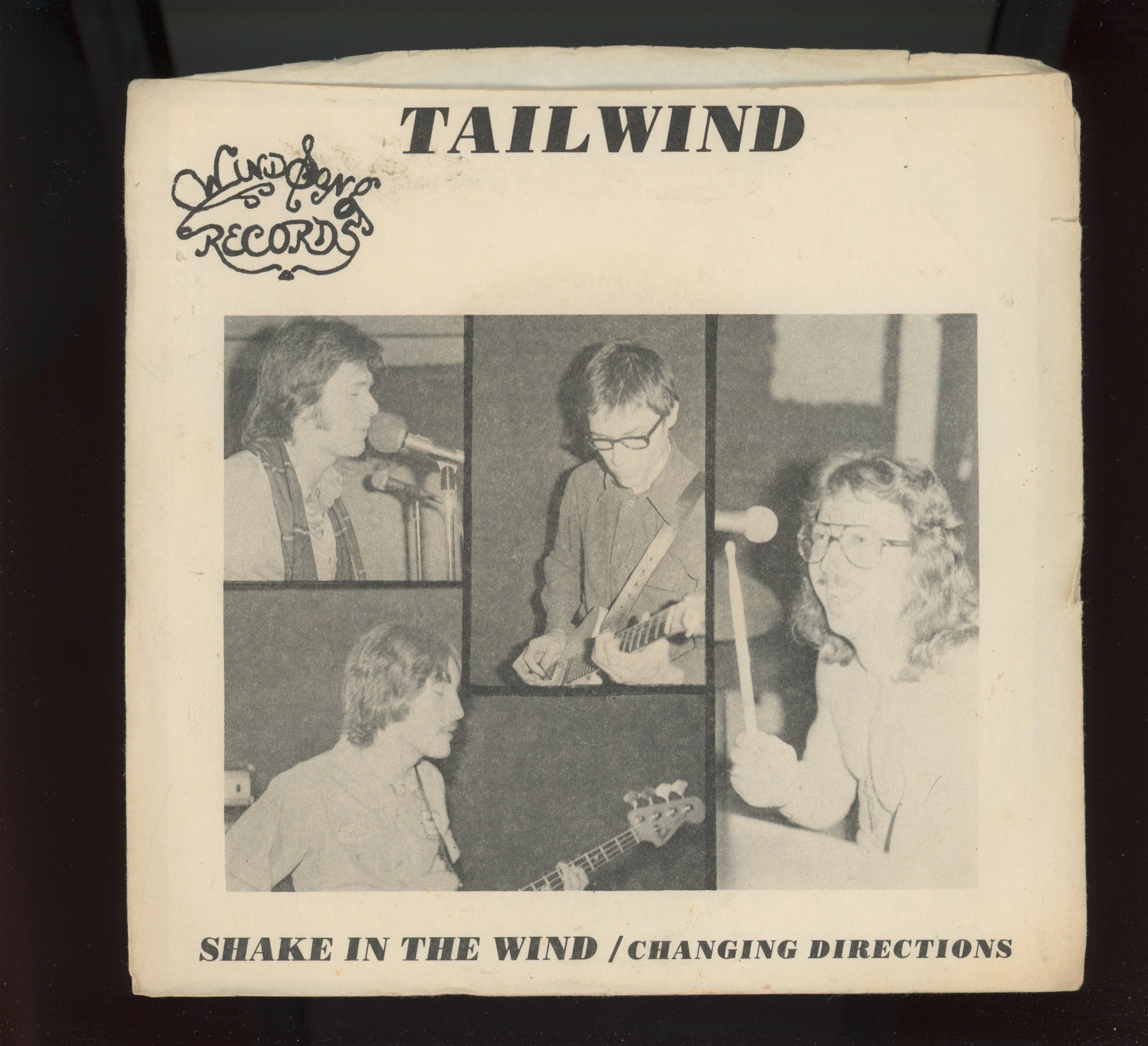 Tailwind - Shake In The Wind on Windsong Hard Rock Prog 45 With Picture Sleeve