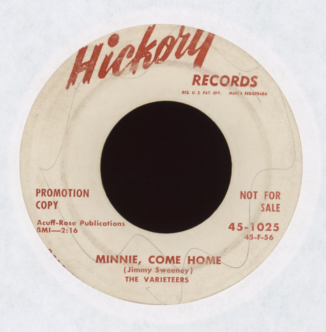 The Varieteers - Minnie, Come Home on Hickory Promo