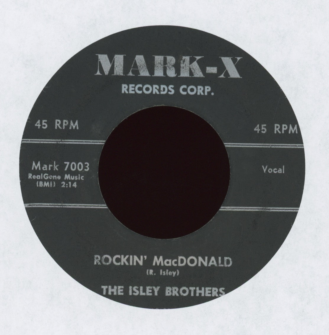 The Isley Brothers - Rockin' MacDonald on Mark-X