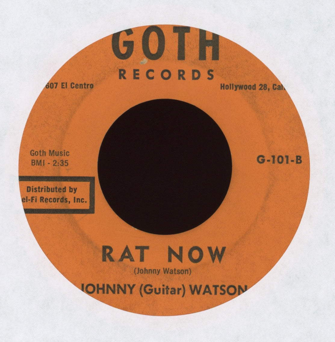 Johnny Guitar Watson - Rat Now on Goth