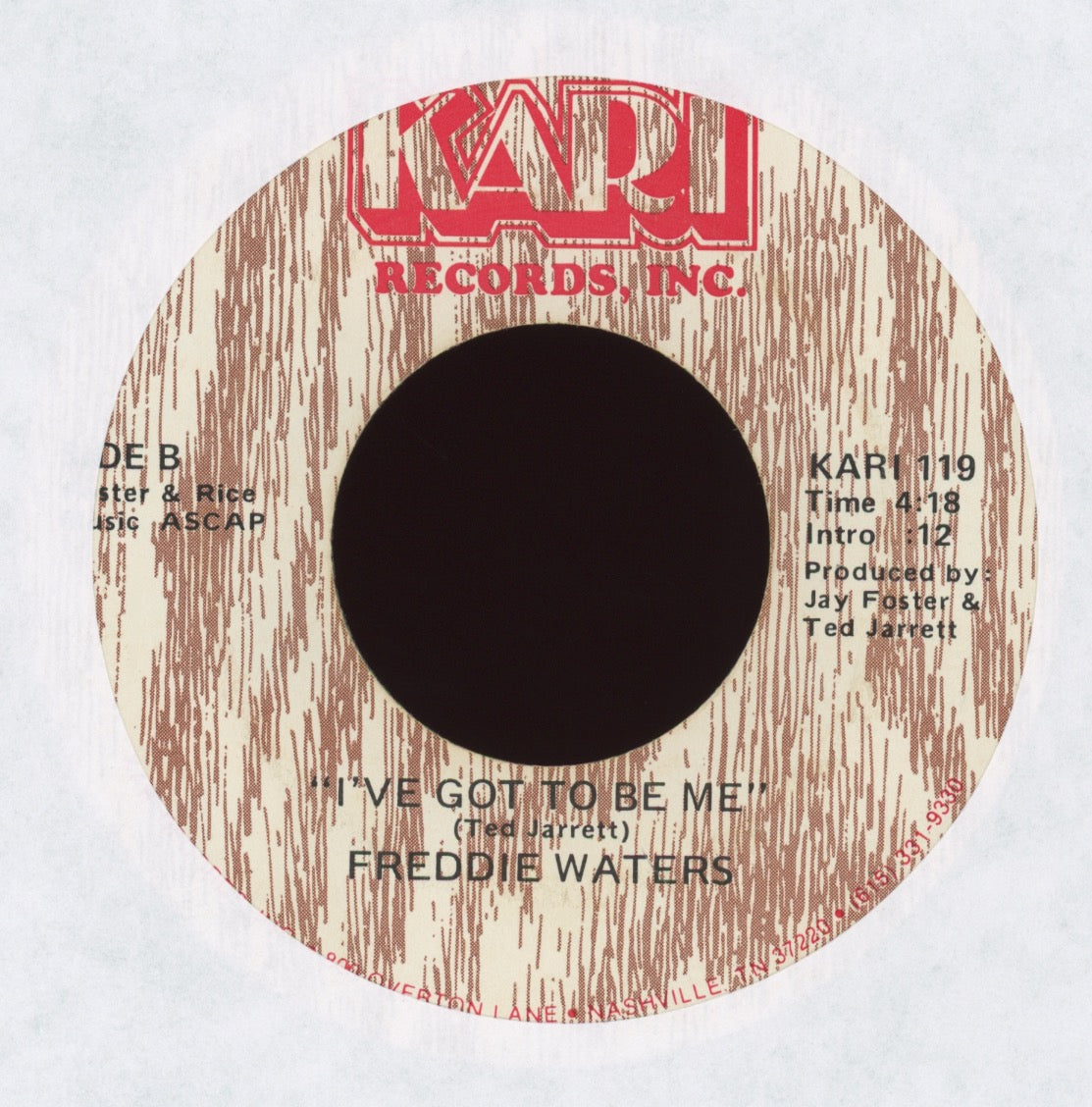 Freddie Waters - We’re In This Love Together on Kari