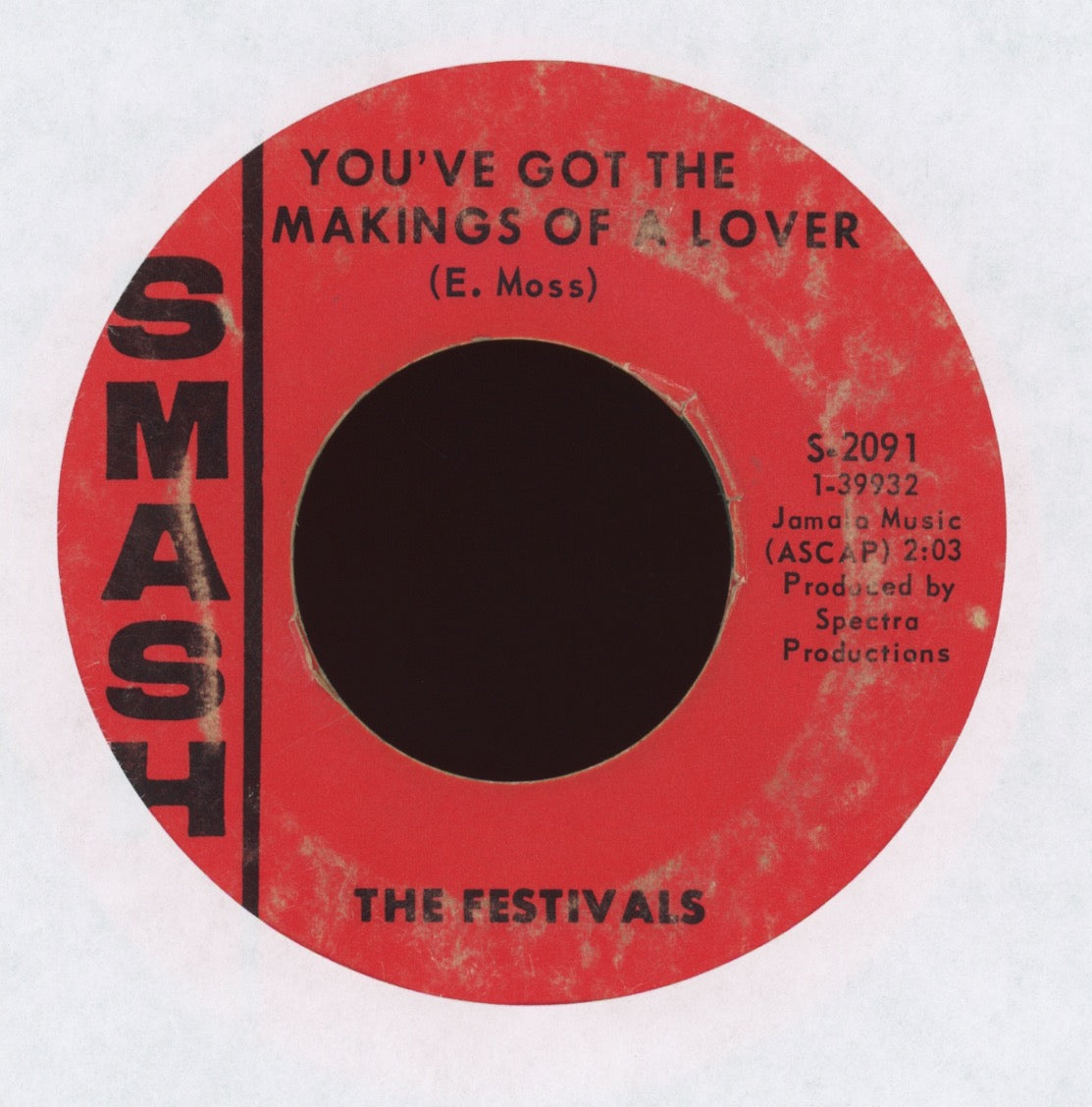 The Festivals - You've Got The Makings Of A Lover on Smash