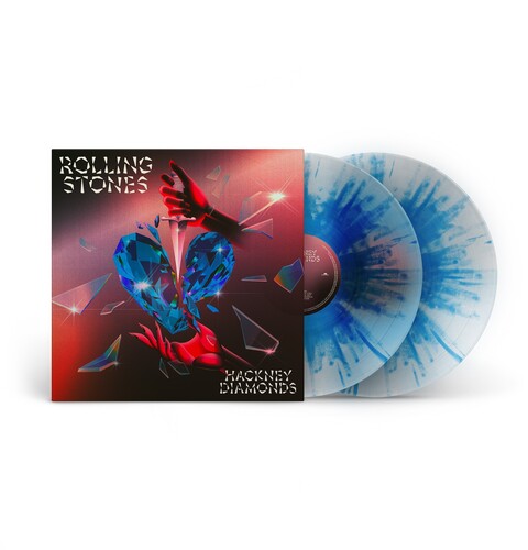 [DAMAGED] The Rolling Stones - Hackney Diamonds [Clear Blue Splatter Vinyl]