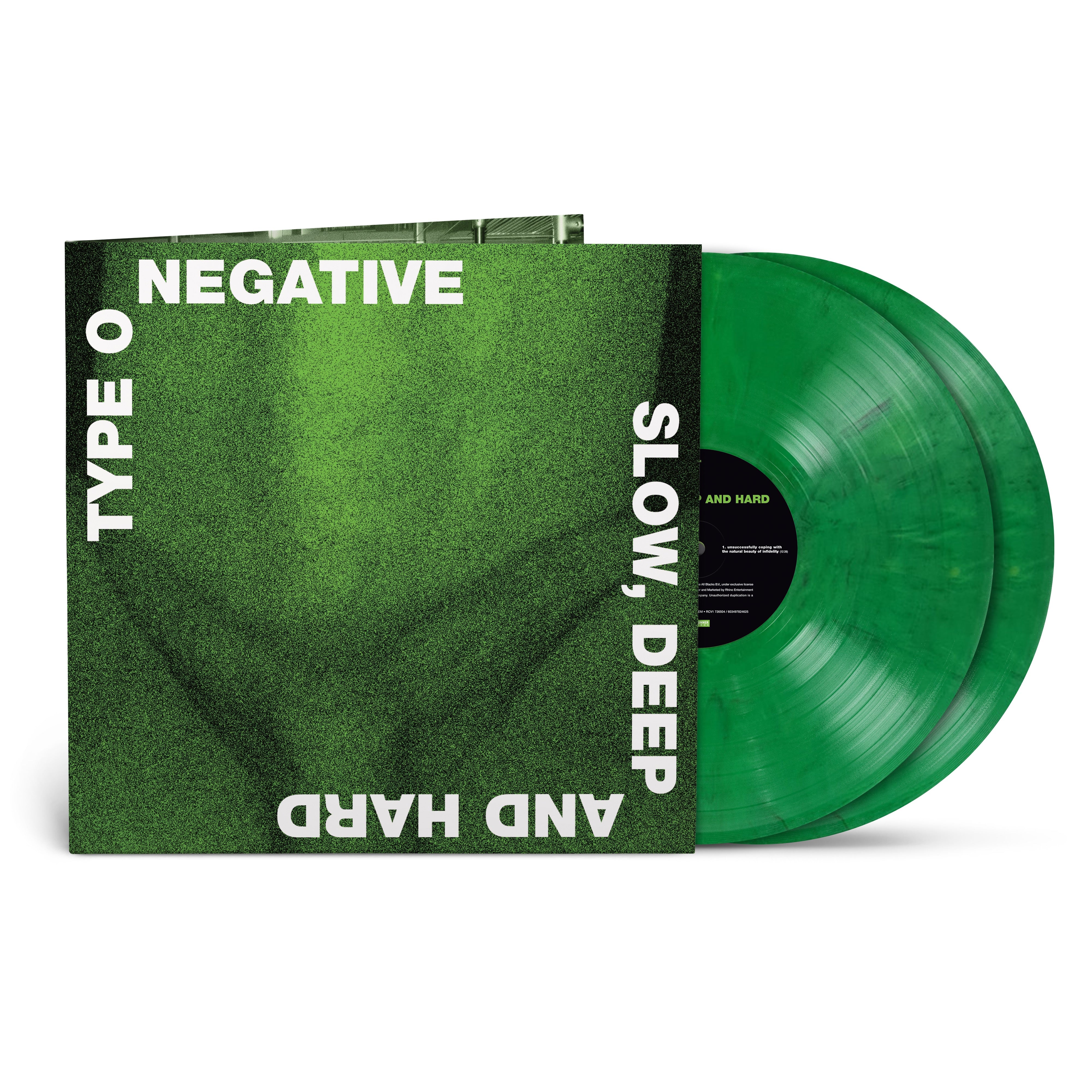 Type O Negative - Slow Deep & Hard [2-lp Green & Black Marbled Vinyl] [ROCKtober 2024]