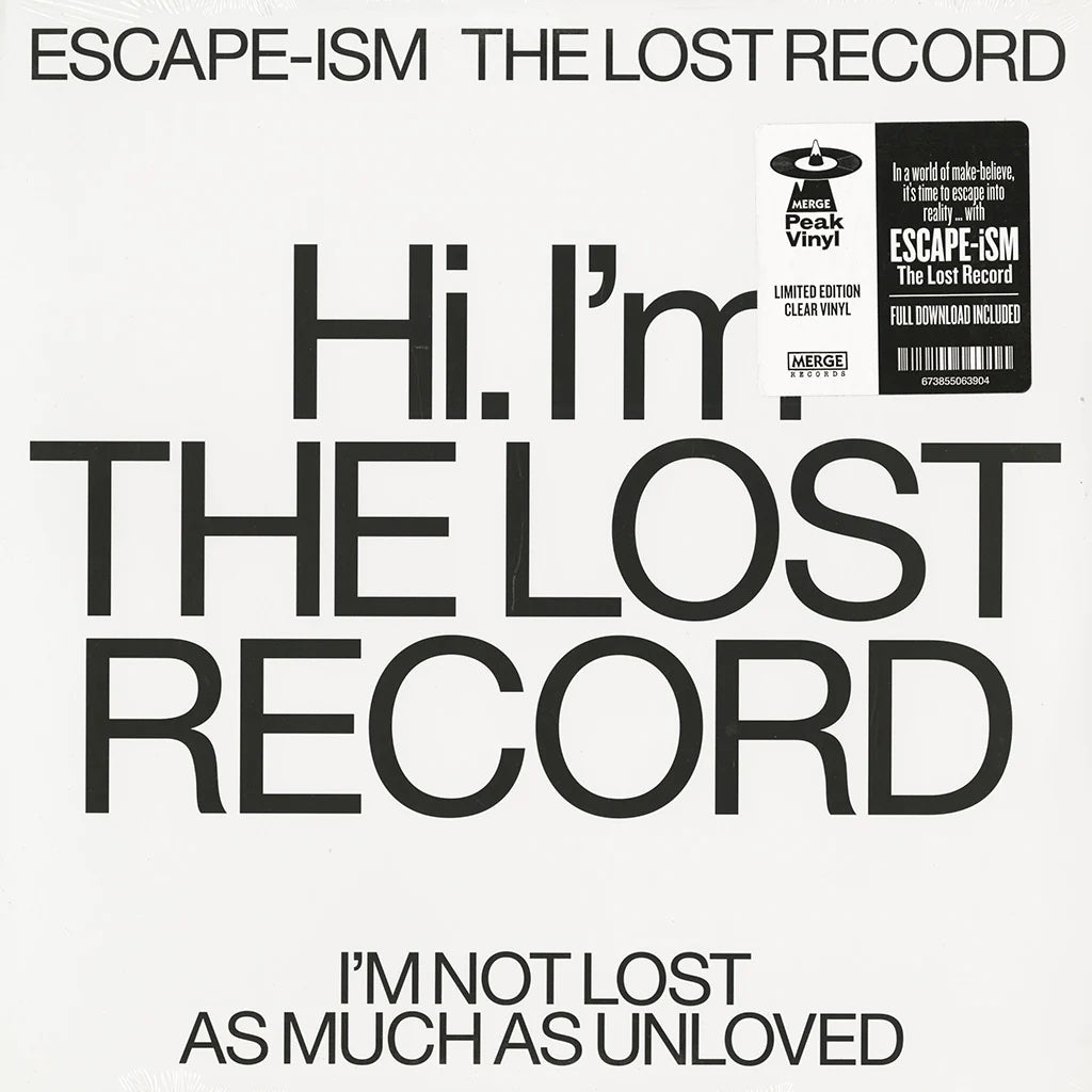 Escape-Ism - The Lost Record [Clear Vinyl]