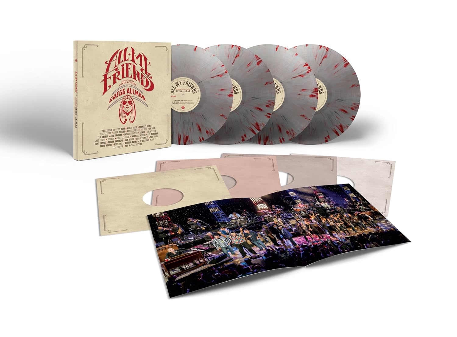 Various Artists - All My Friends: Celebrating The Songs & Voice Of Gregg Allman (Box Set) [Iron & Blood Colored Vinyl]