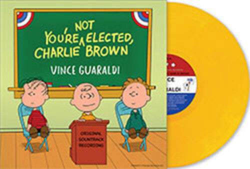 [DAMAGED] Vince Guaraldi - You're Not Elected, Charlie Brown [Indie-Exclusive Woodstock Yellow Vinyl]