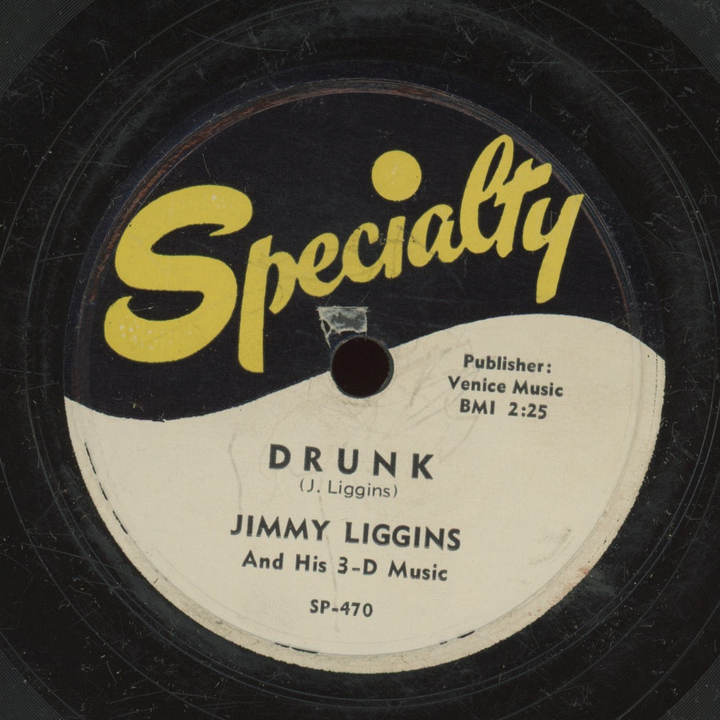 R&B 78 - Jimmy Liggins - Drunk / I'll Never Let You Go on Specialty