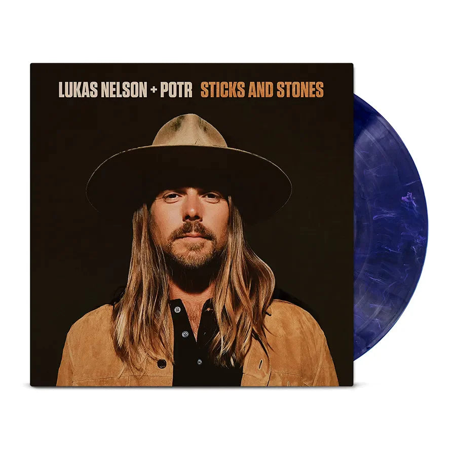 [DAMAGED] Lukas Nelson & Promise of the Real - Sticks and Stones [Indie-Exclusive Blue & White Vinyl]