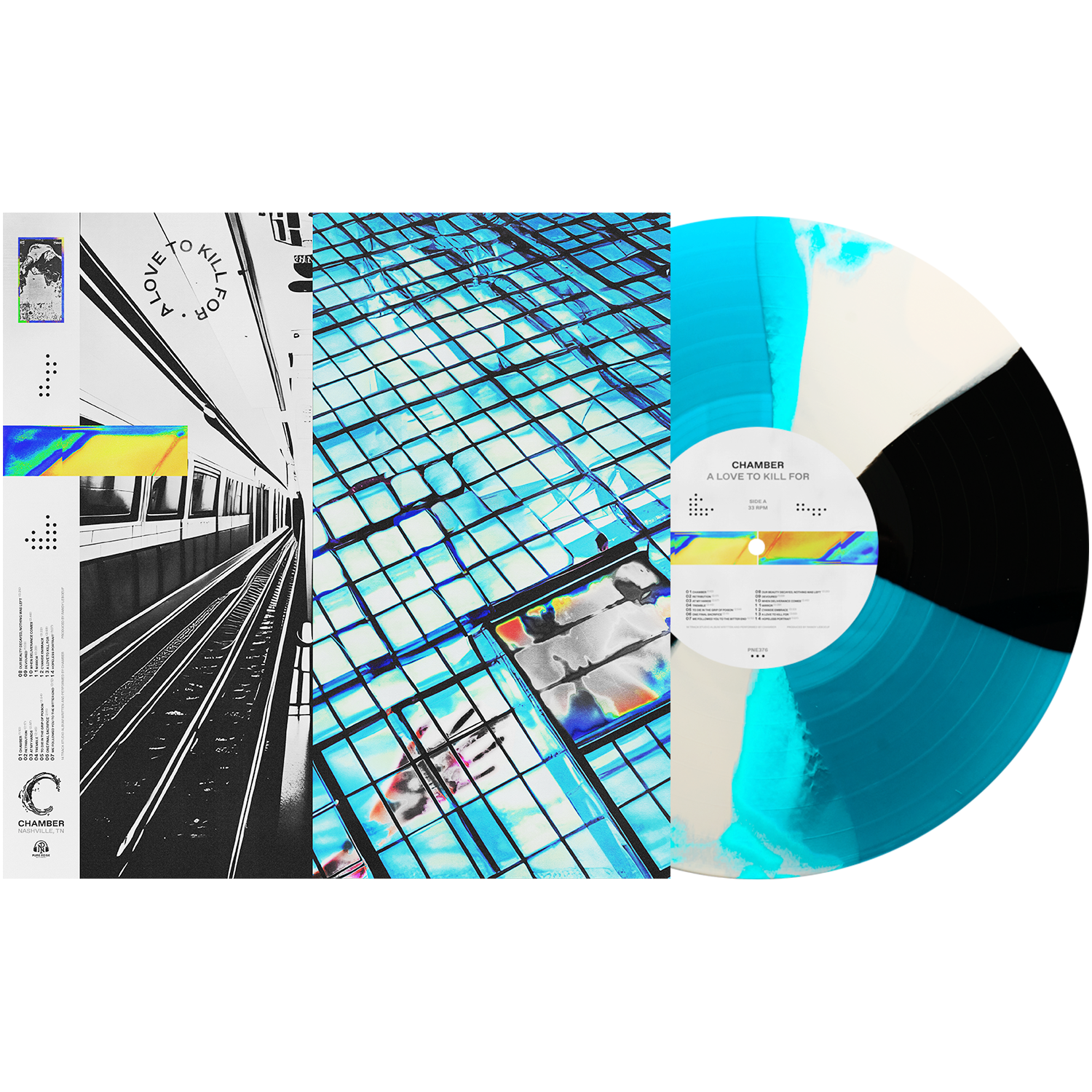 T blue vinyl