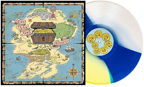 Less Than Jake - Uncharted [Indie-Exclusive Easter Yellow/Blue/Bone Tri-Stripe Vinyl]