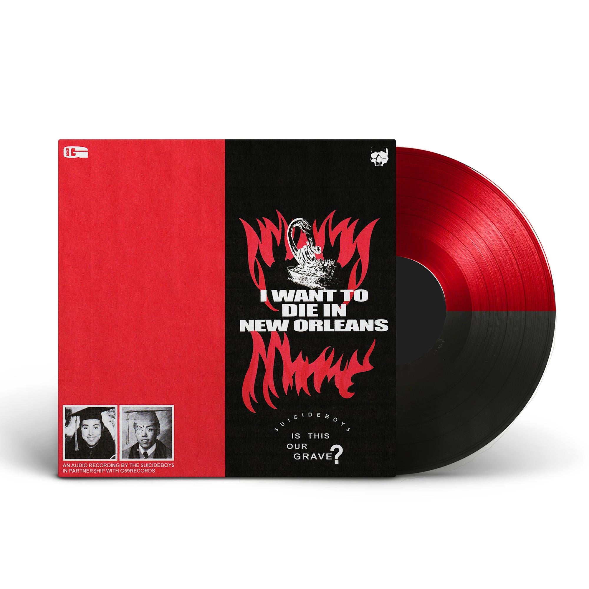 $uicideboy$ - I Want To Die In New Orleans [Red & Black Split Vinyl]