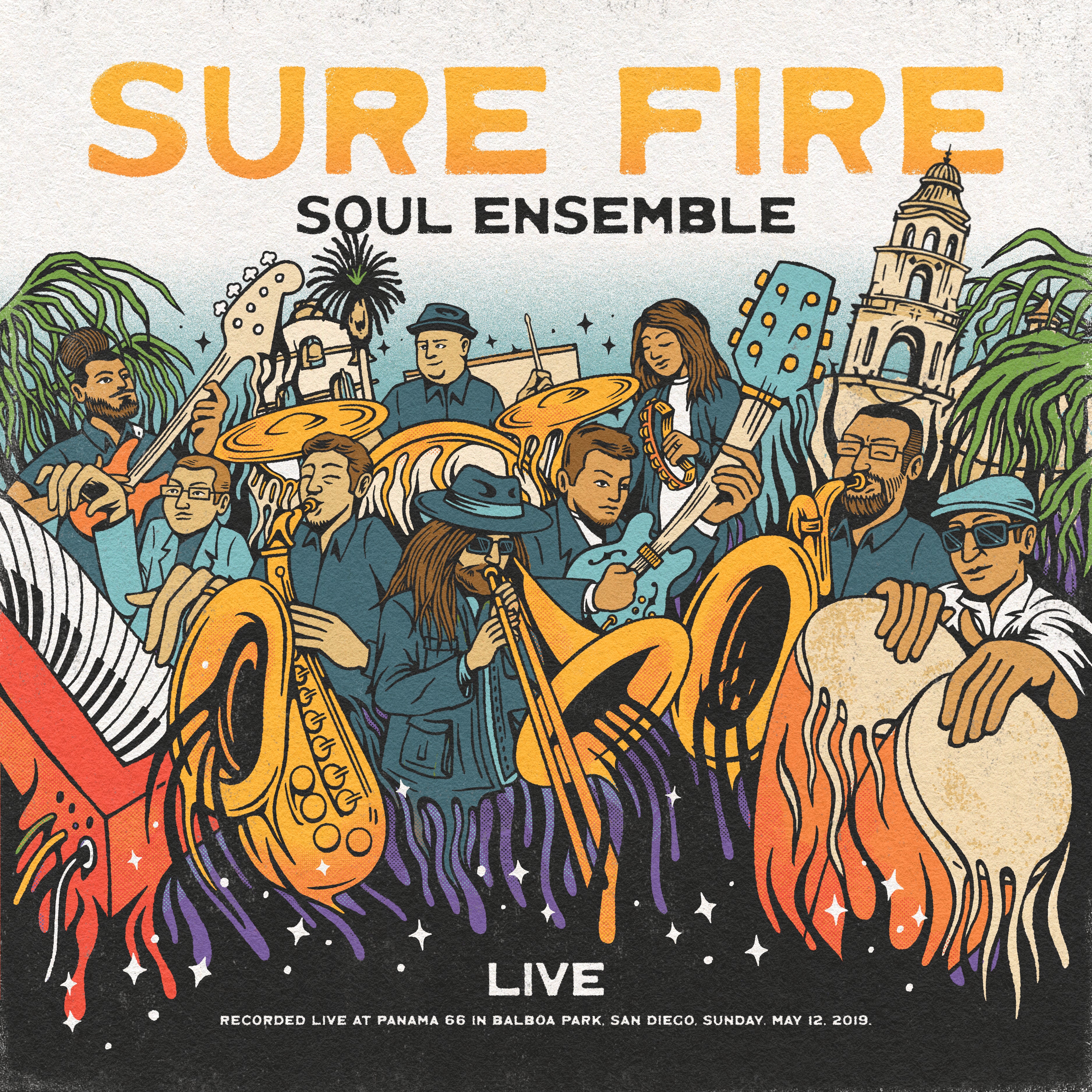 The Sure Fire Soul Ensemble - Live at Panama 66 [Clear w/ Orange Swirl Vinyl]