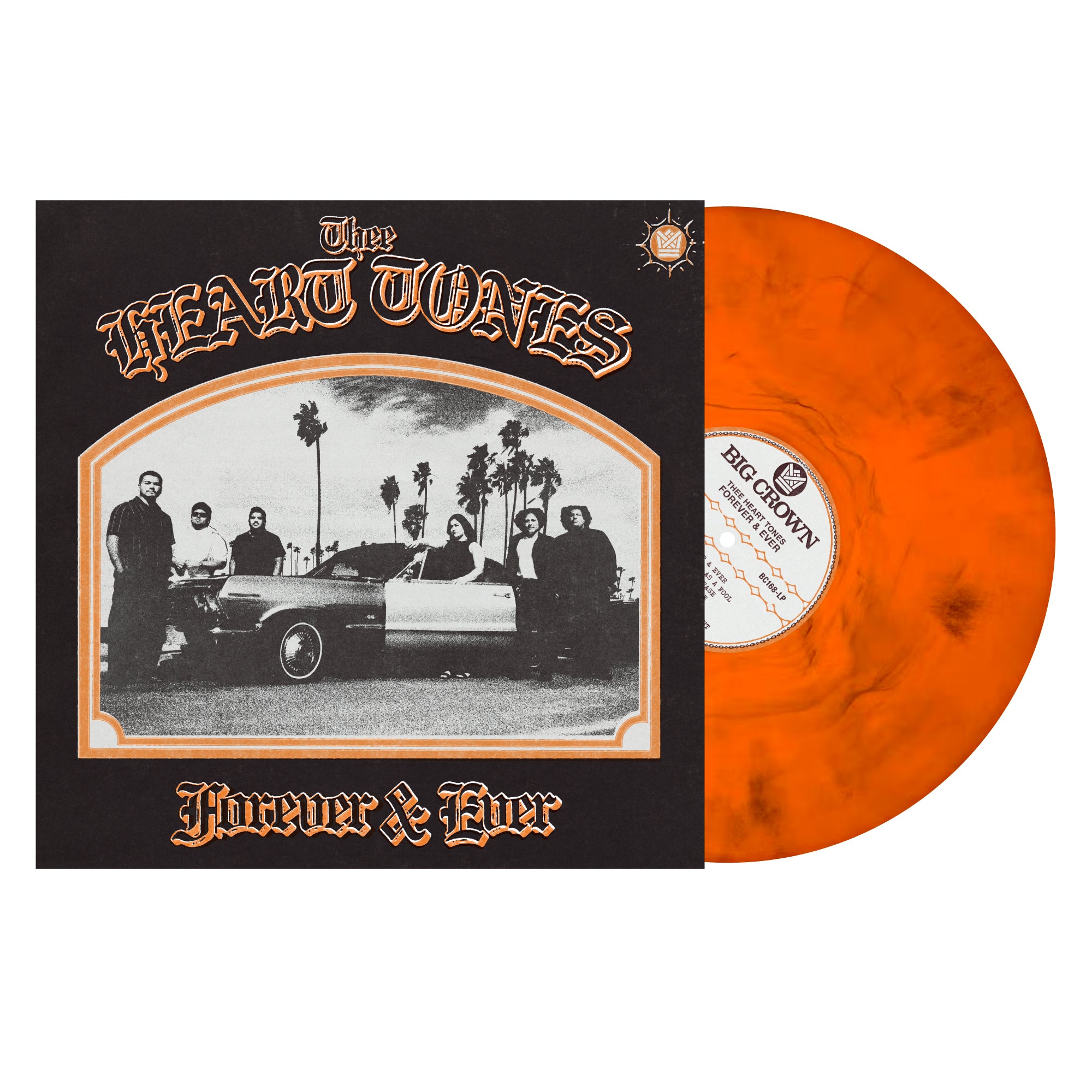 [DAMAGED] Thee Heart Tones - Forever & Ever [PRR Exclusive Fire Orange Vinyl]