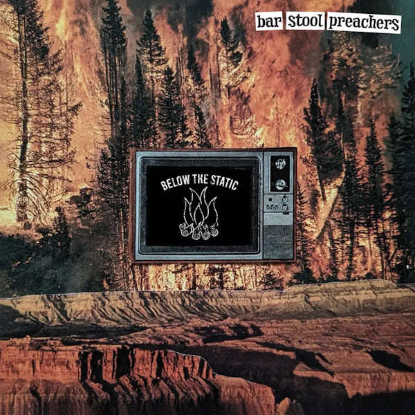 Bar Stool Preachers - Below The Static [Clear w/ Red, Black & White Splatter Vinyl]