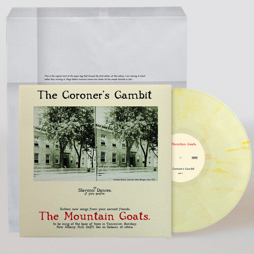 The Mountain Goats - Coroner's Gambit [Kandy Korn Hybrid Yellow Vinyl]