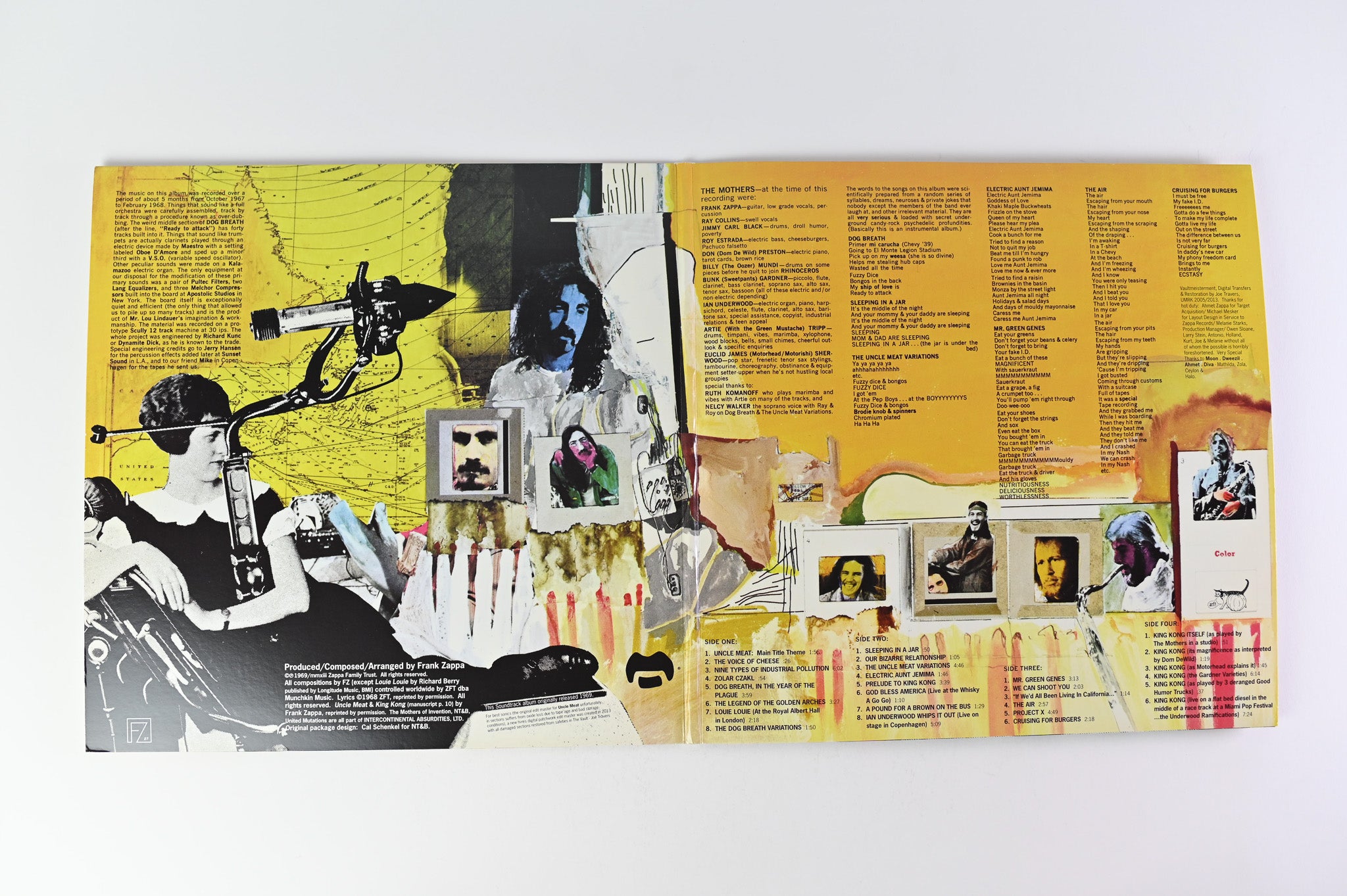 Frank Zappa - Uncle Meat on Zappa Records 180 Gram Reissue