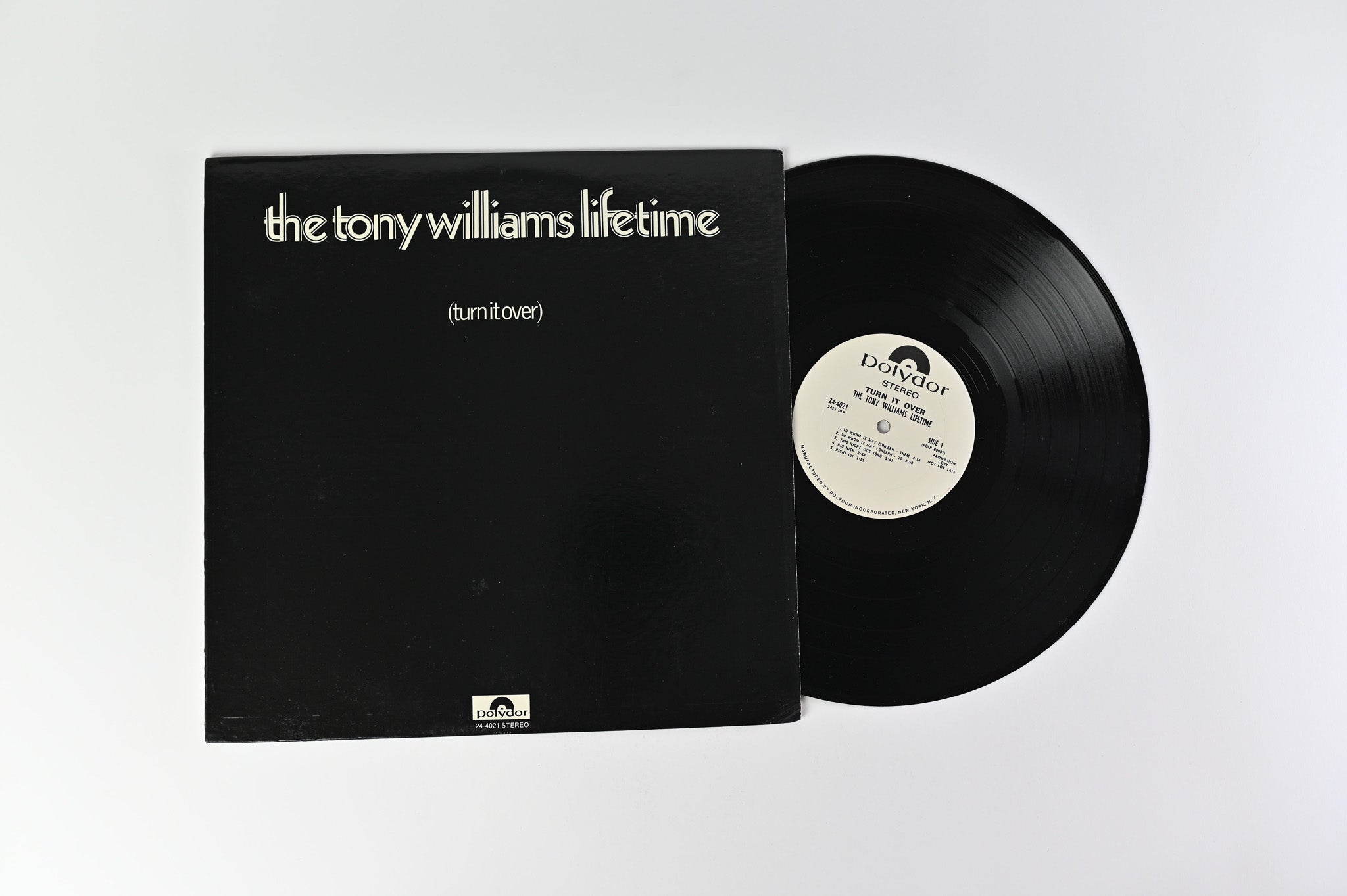 The Tony Williams Lifetime - (Turn It Over) on Polydor Promo