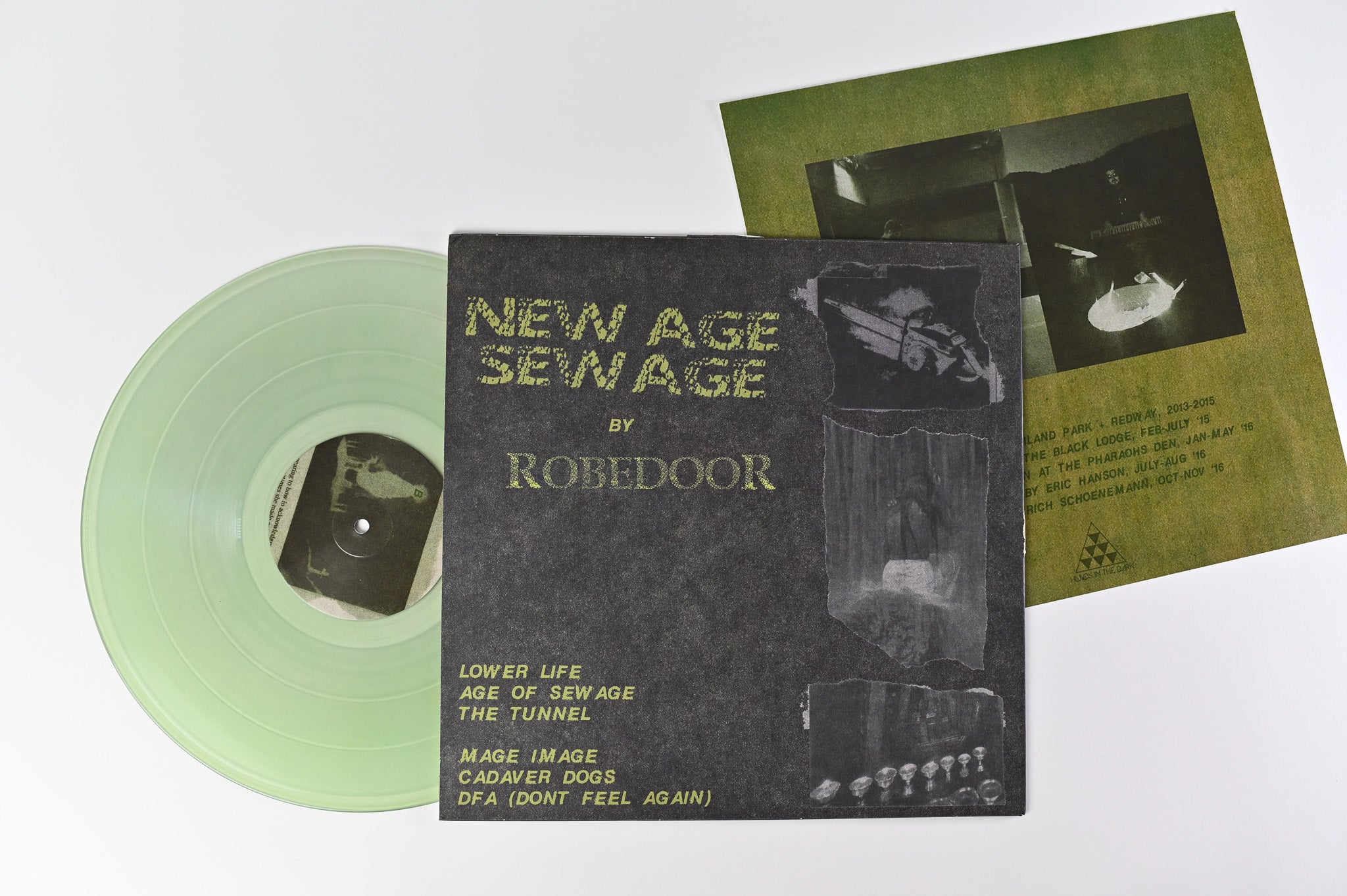 Robedoor - New Age Sewage on Hands in the Dark Ltd Seafoam Green Transparent