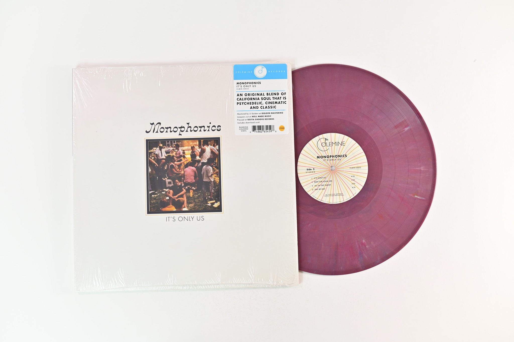 Monophonics - It's Only Us on Colemine Colored Vinyl