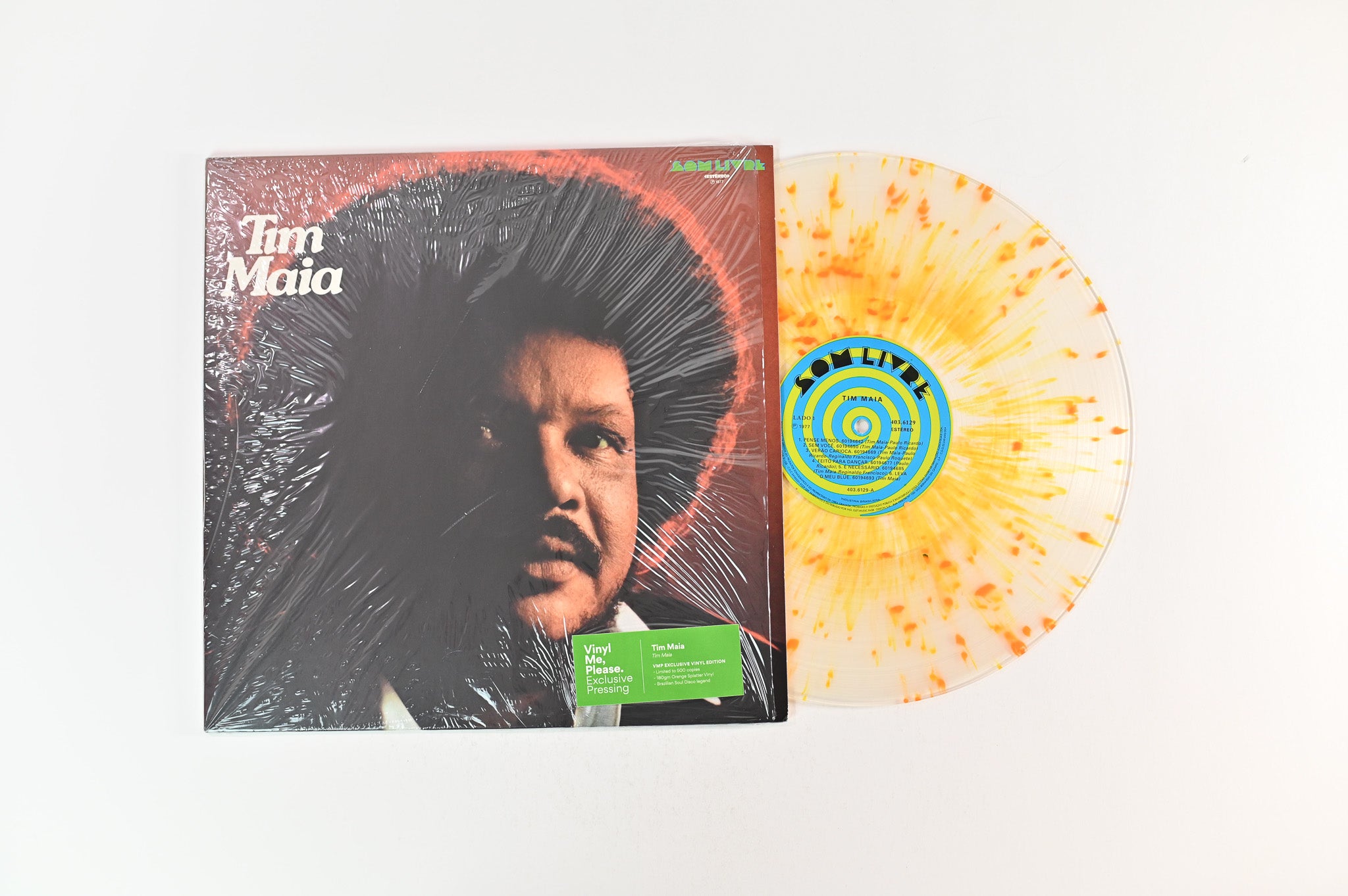 Tim Maia - Tim Maia on Mr Bongo Vinyl Me Please Ltd Numbered Orange Splatter Reissue