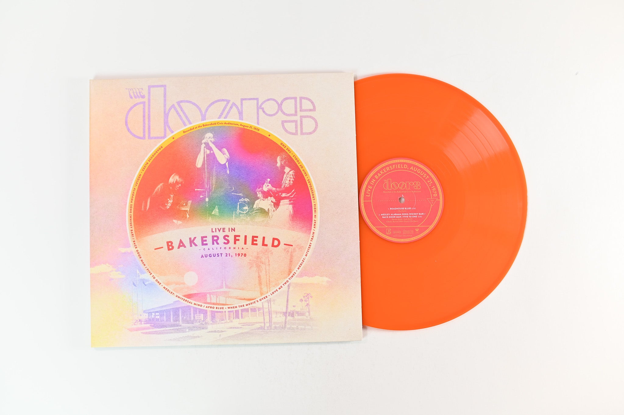 The Doors - Live In Bakersfield, August 21, 1970 on Elektra Rhino RSD BF 2023 Ltd Numbered Orange