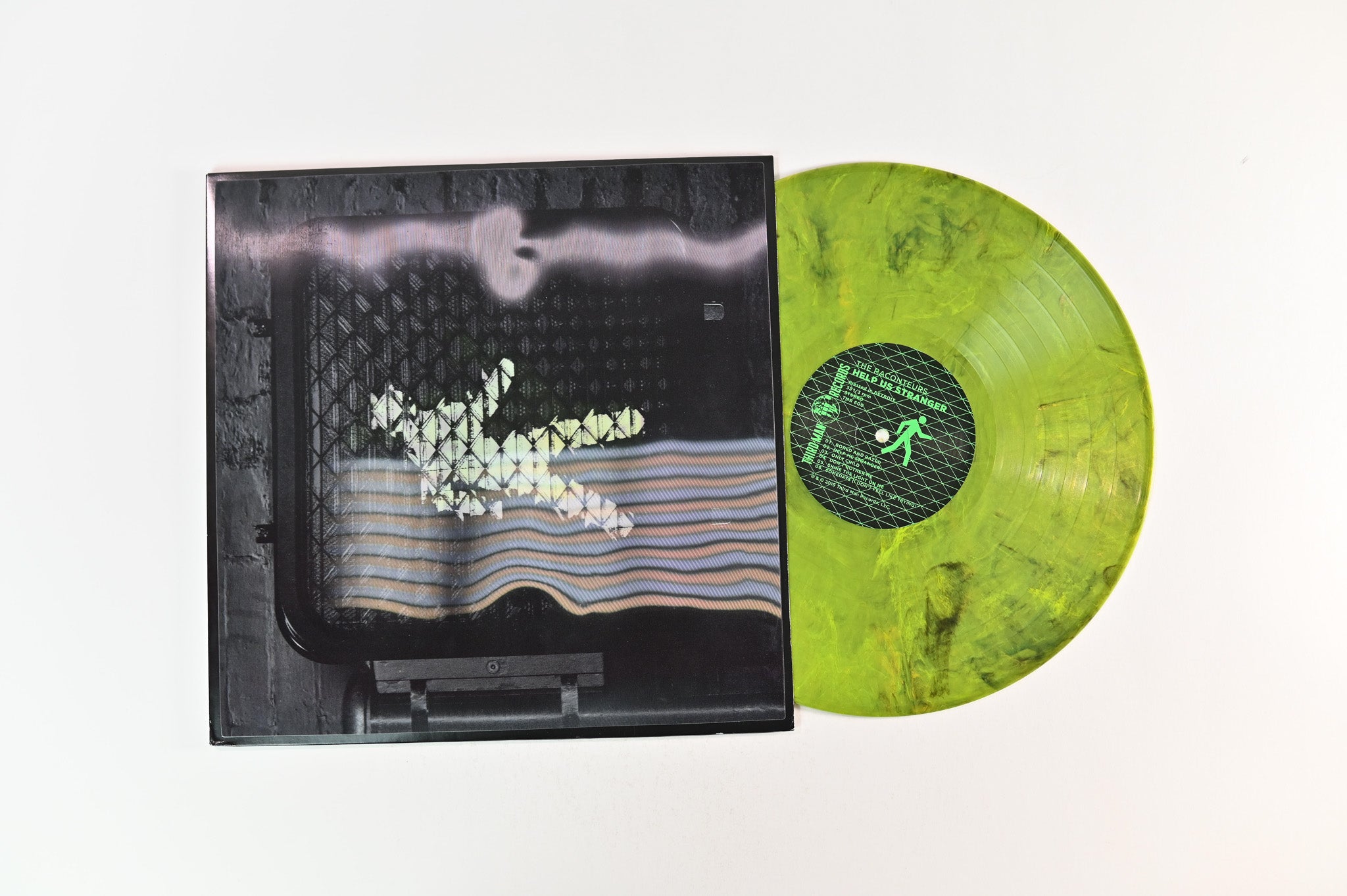 The Raconteurs - Help Us Stranger on Third Man Vault Series Lenticular Cover Green Marble Vinyl Plus Bonus 7"