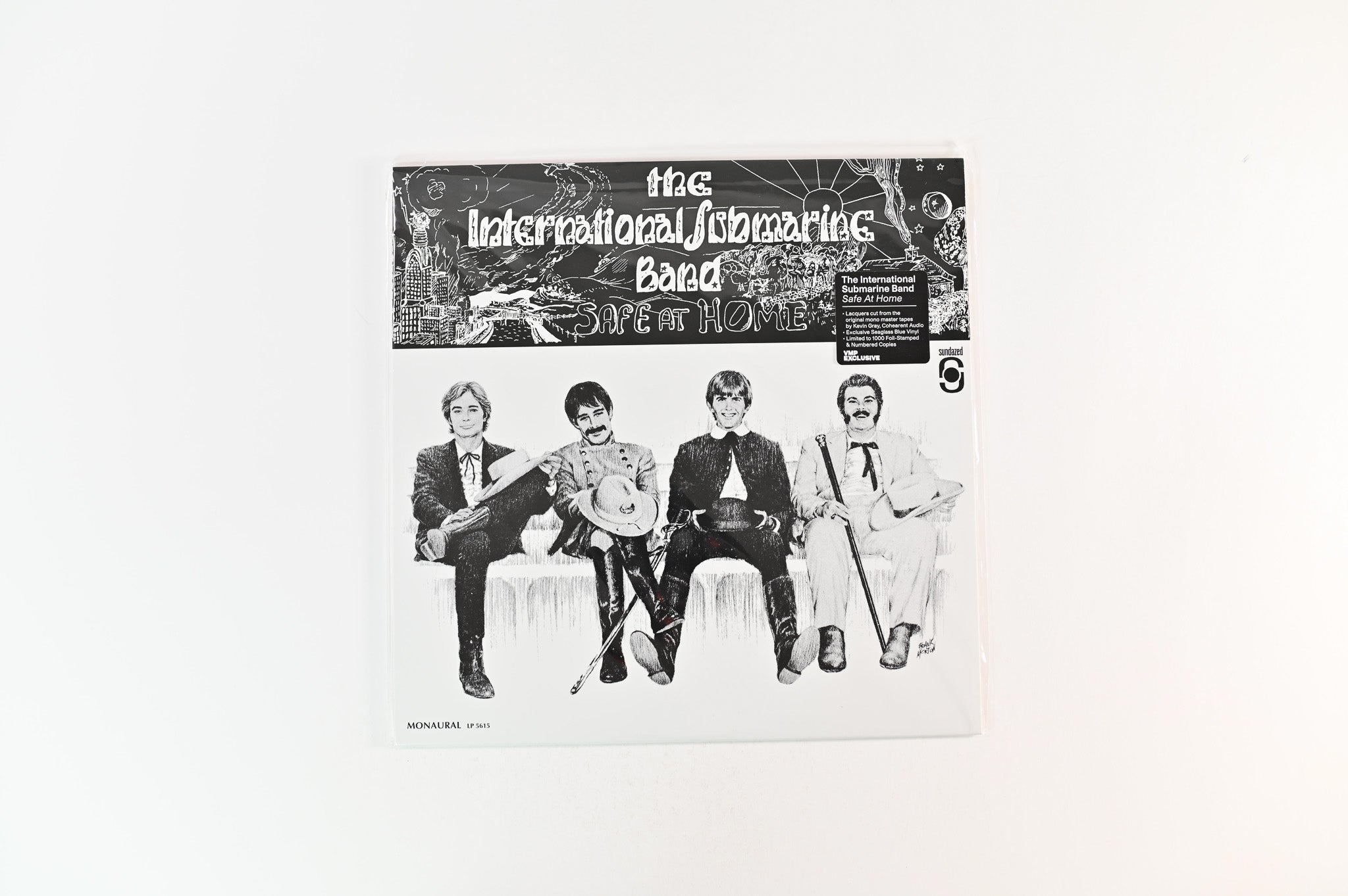 The International Submarine Band - Safe At Home on Sundazed Vinyl Me Please Ltd Numbered Seaglass Blue Reissue