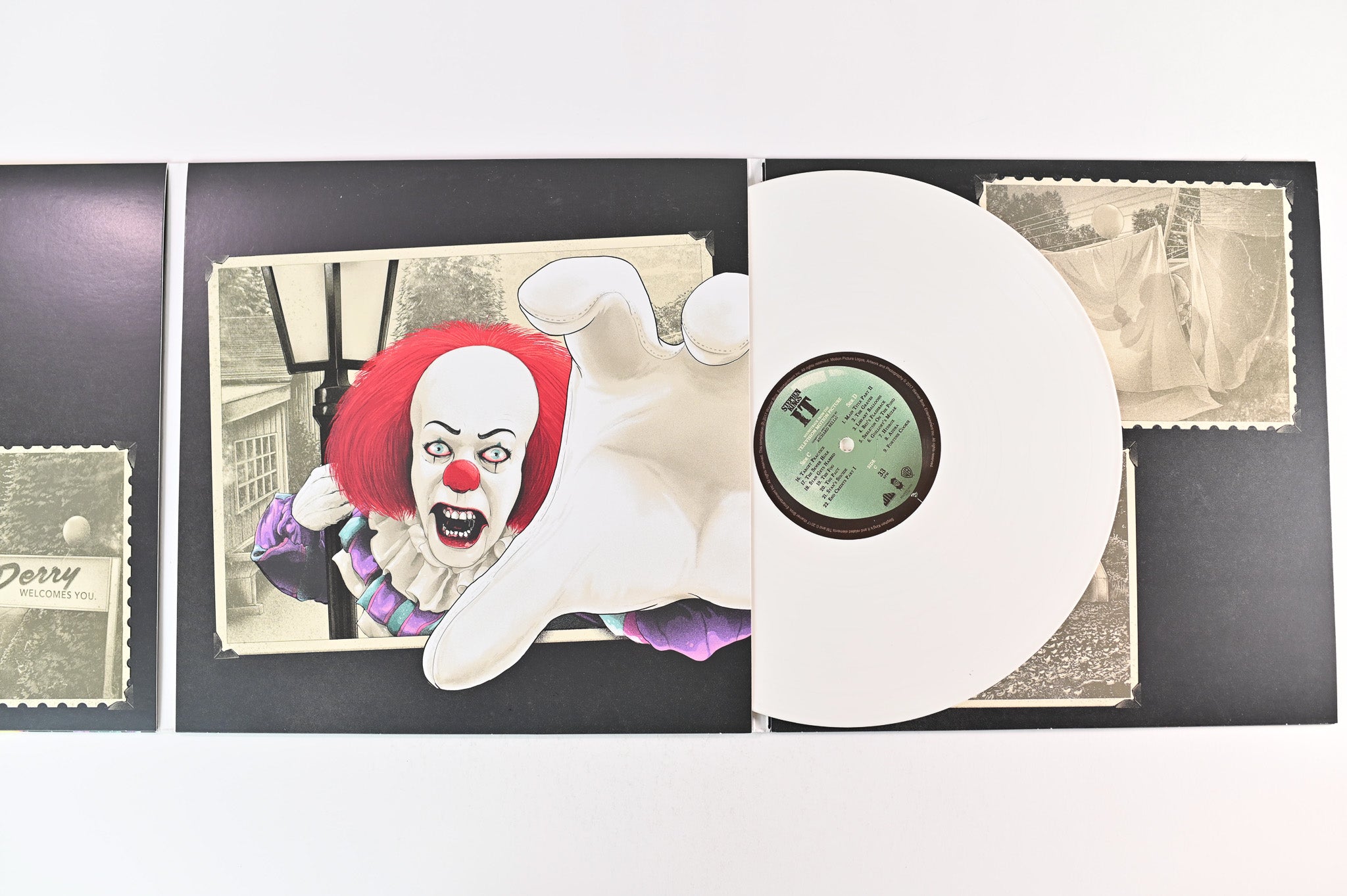 Richard Bellis - Stephen King's It (Soundtrack From The Television Motion Picture) on Waxwork Purple/White/Green Marble Pennywise Suit