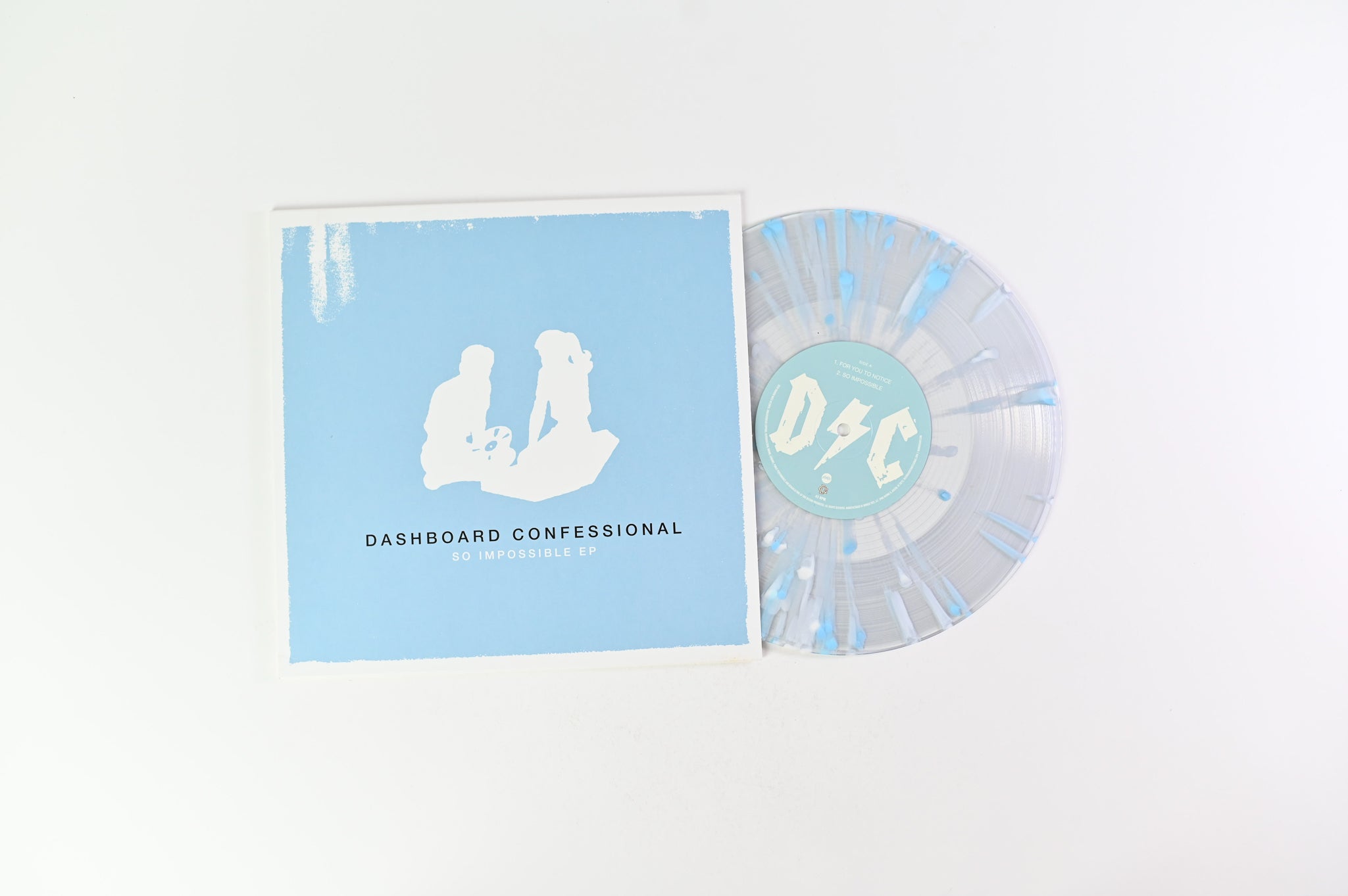 Dashboard Confessional - So Impossible EP on Hidden Note Records / Mondo - 10" Splatter Vinyl