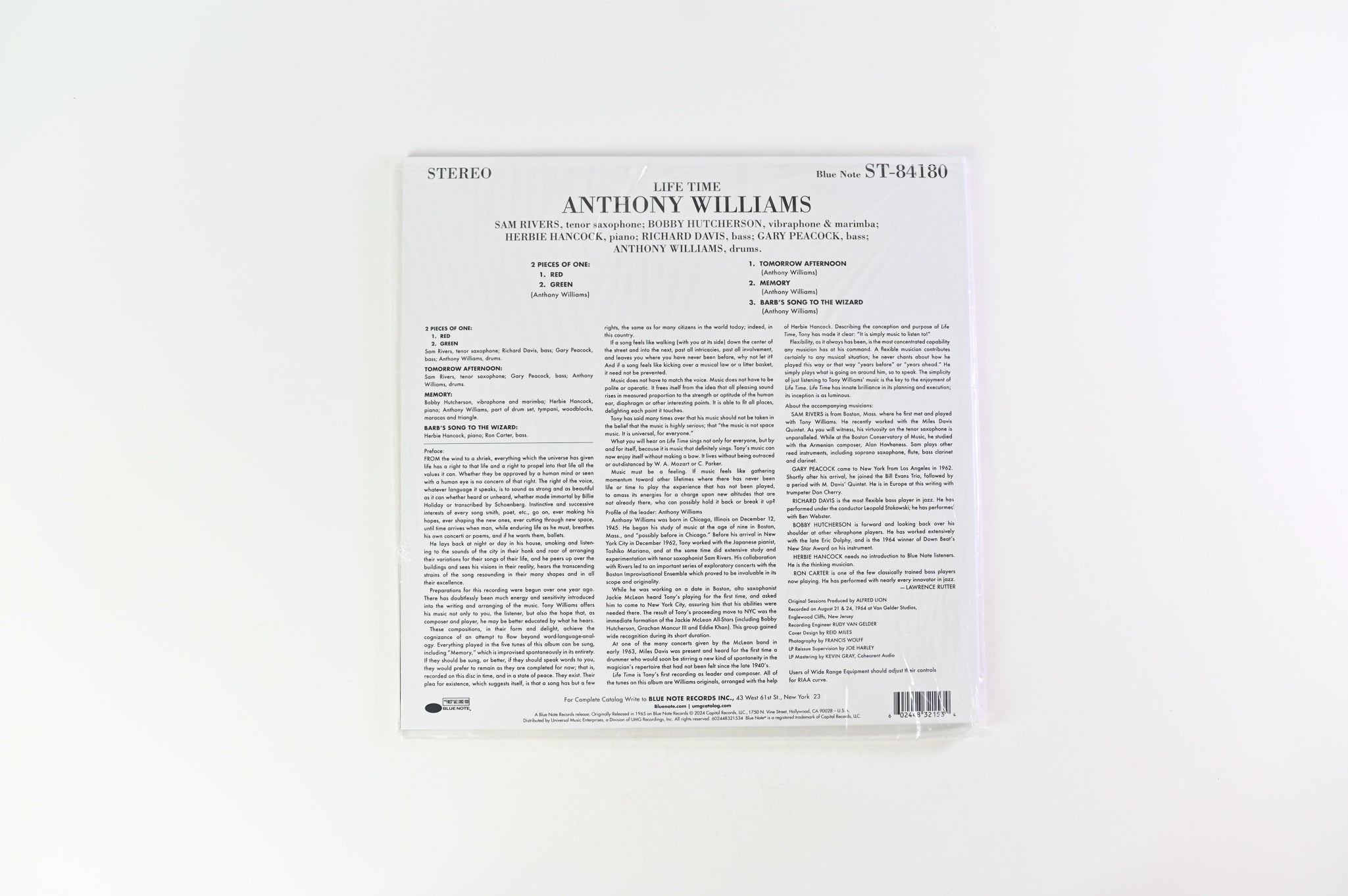 Anthony Williams - Life Time on Blue Note Tone Poet Series