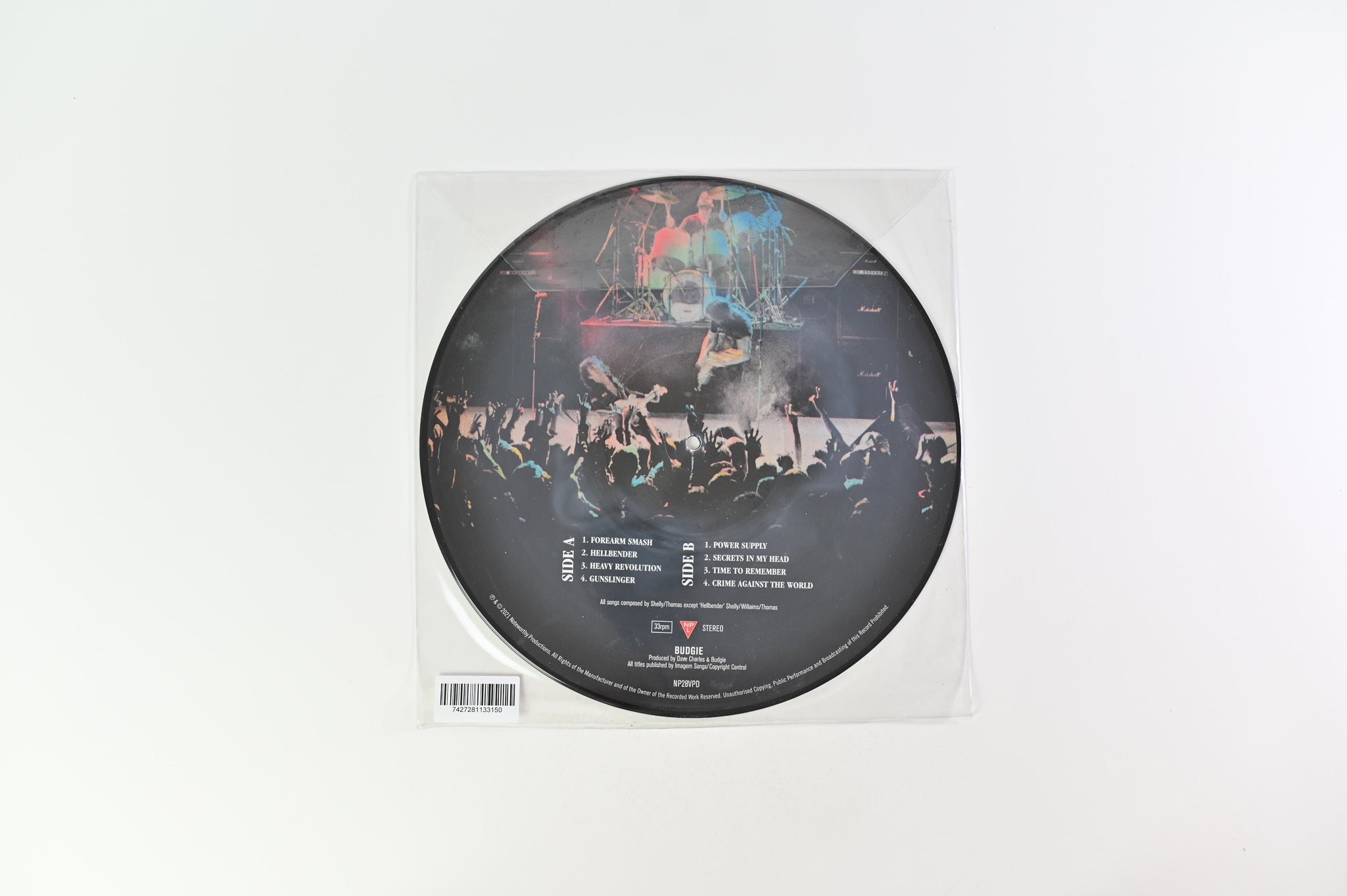 Budgie - Power Supply on Noteworthy Productions / Fly Records - Picture Disc