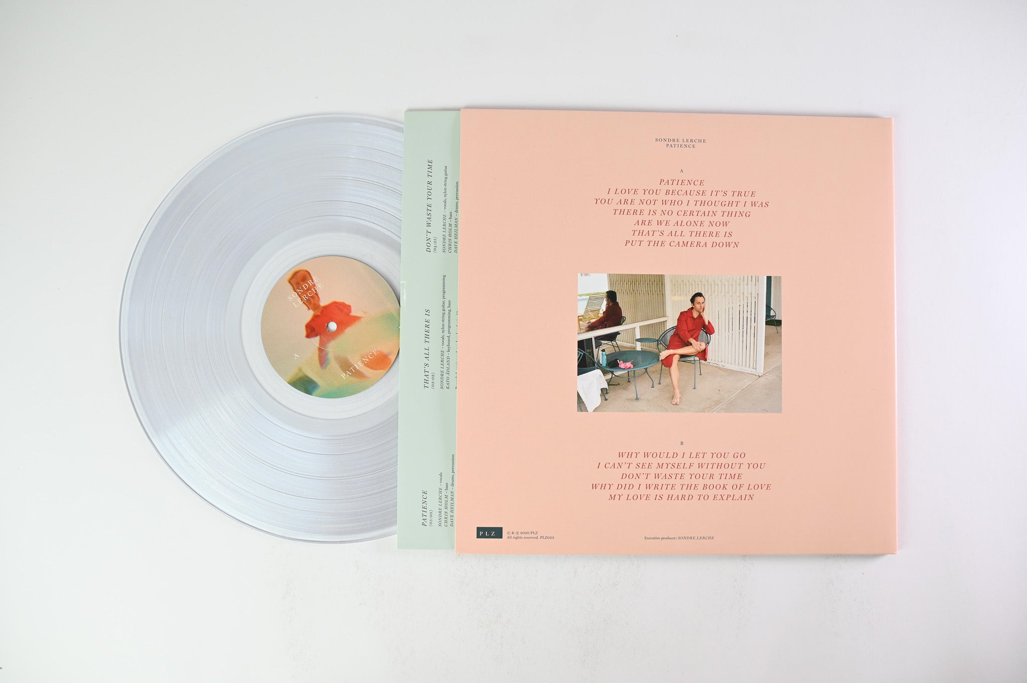 Sondre Lerche - Patience on PLZ Ltd Clear Vinyl