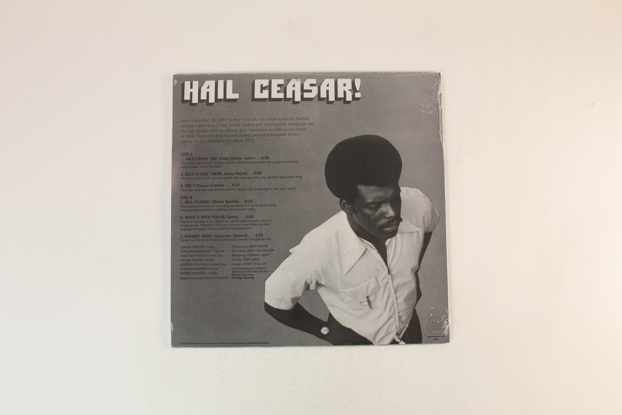 Caesar Frazier - Hail Ceasar! on Tidal Wave Ltd Sky Blue Reissue Sealed