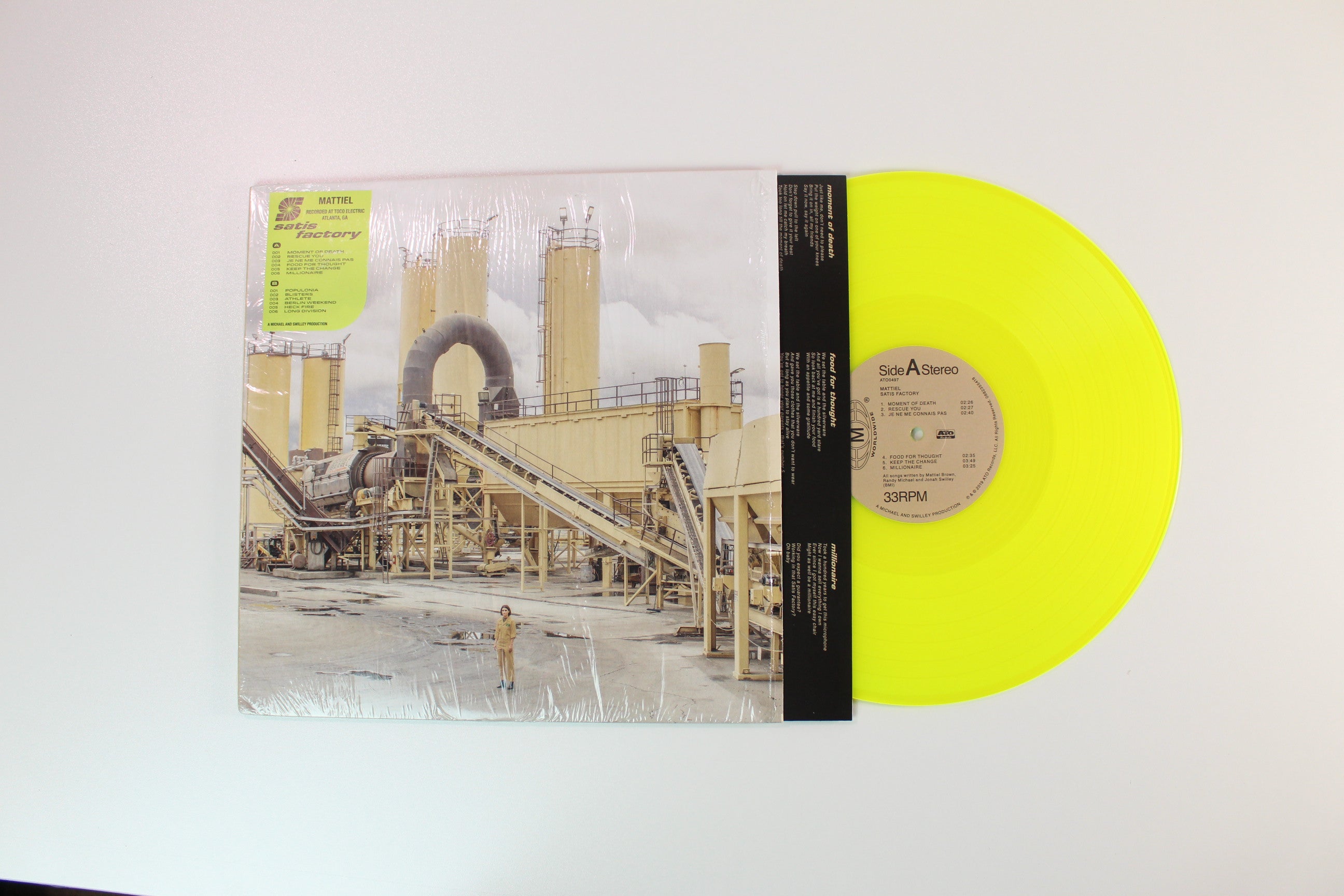 Mattiel - Satis Factory on ATO Records - Yellow Vinyl