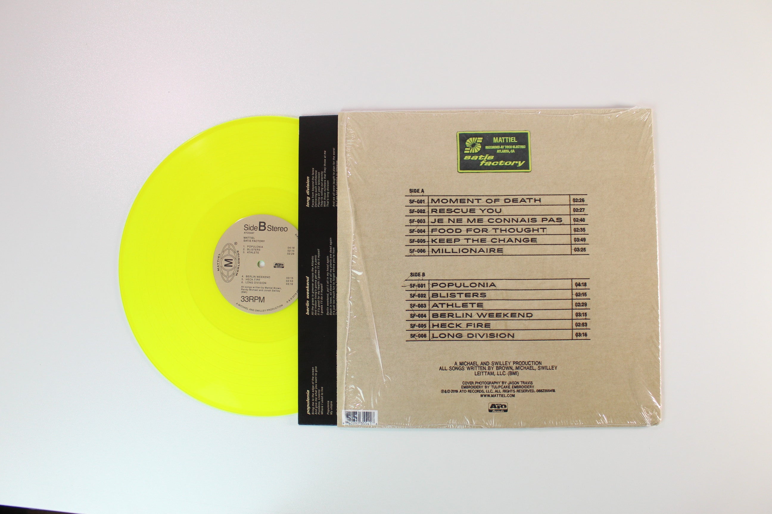 Mattiel - Satis Factory on ATO Records - Yellow Vinyl