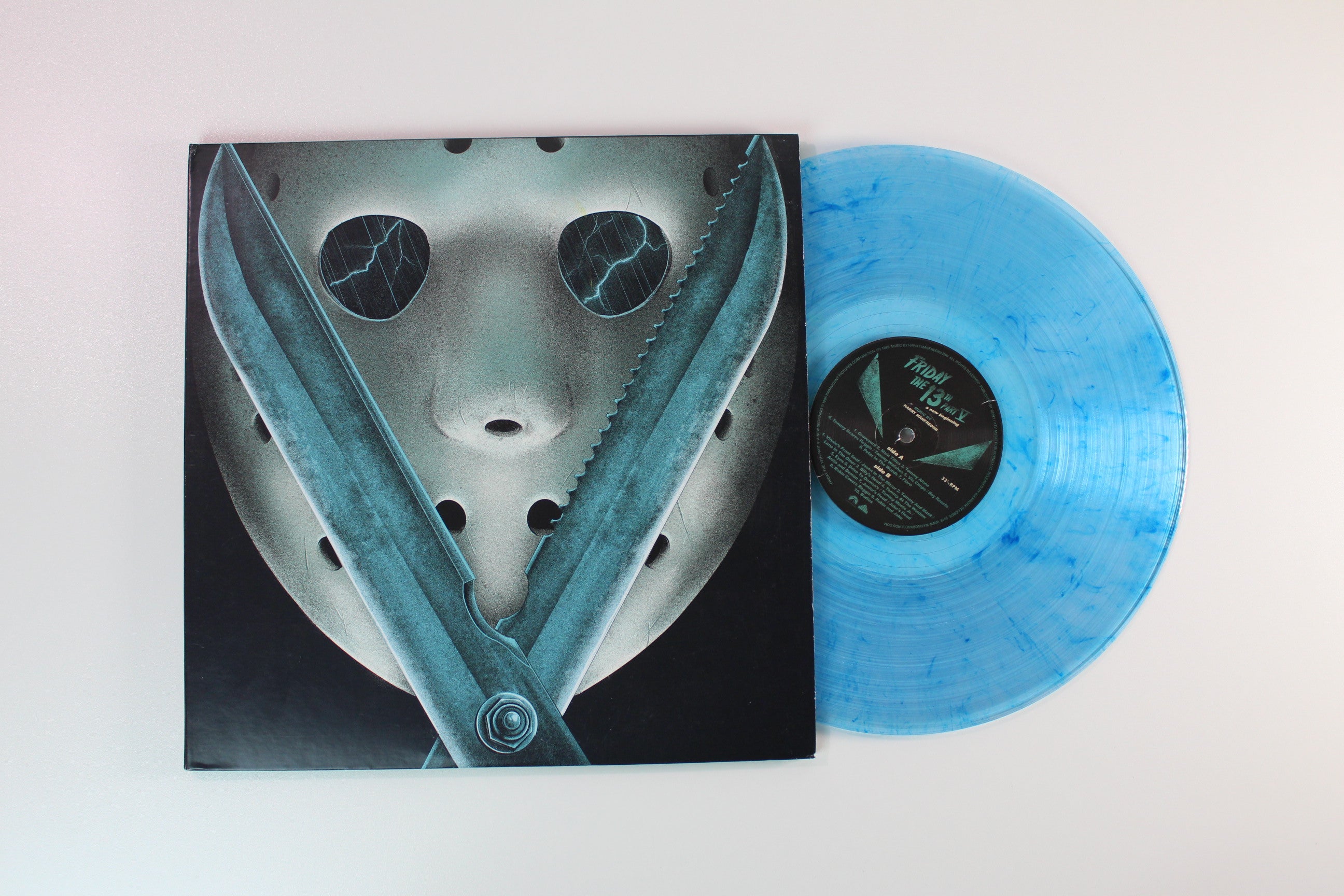 Harry Manfredini - Friday The 13th Part V: A New Beginning on Waxwork Blue Transparent With Dark Blue Smoke