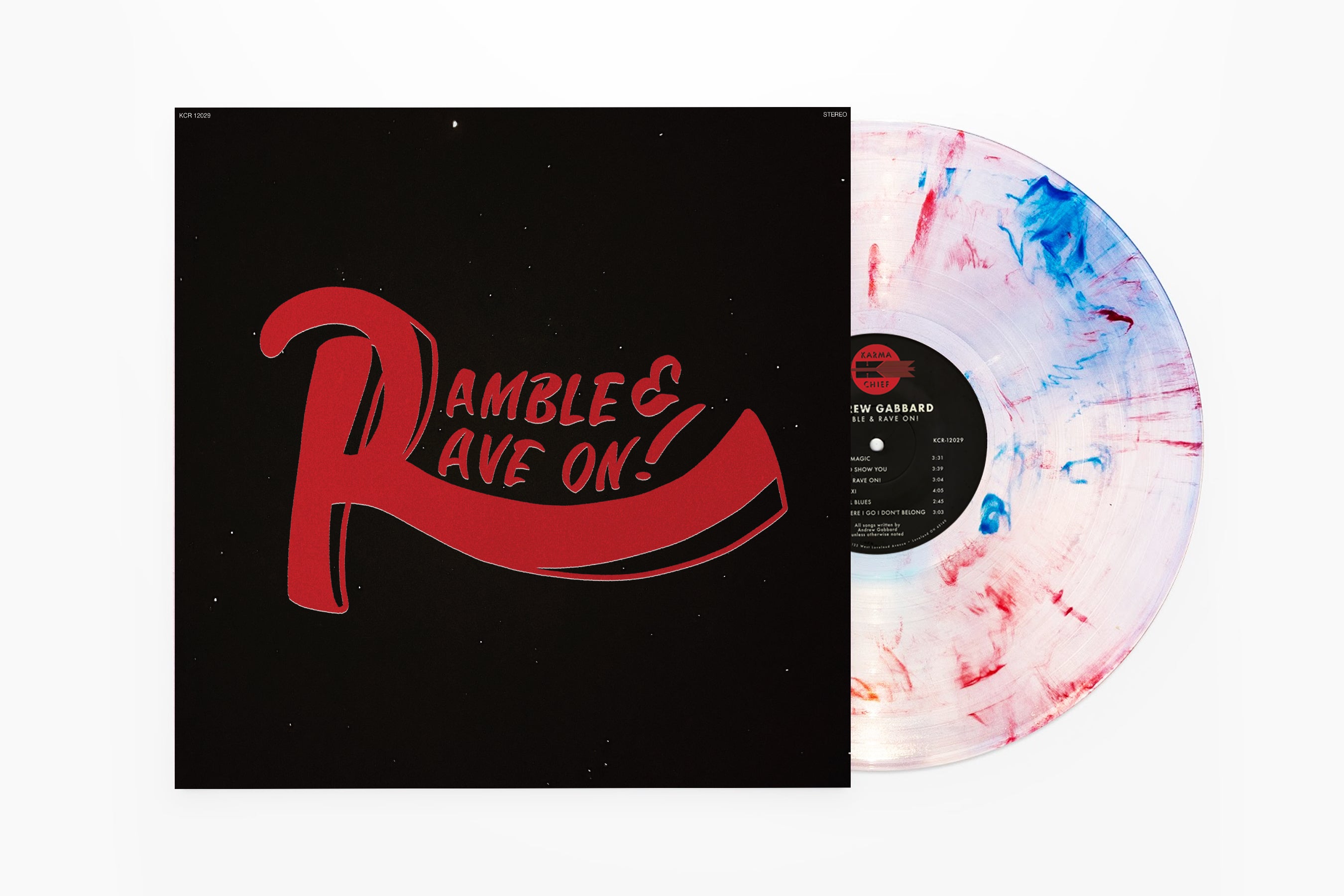 Andrew Gabbard - Ramble & Rave On [Ohio Swirl Vinyl]