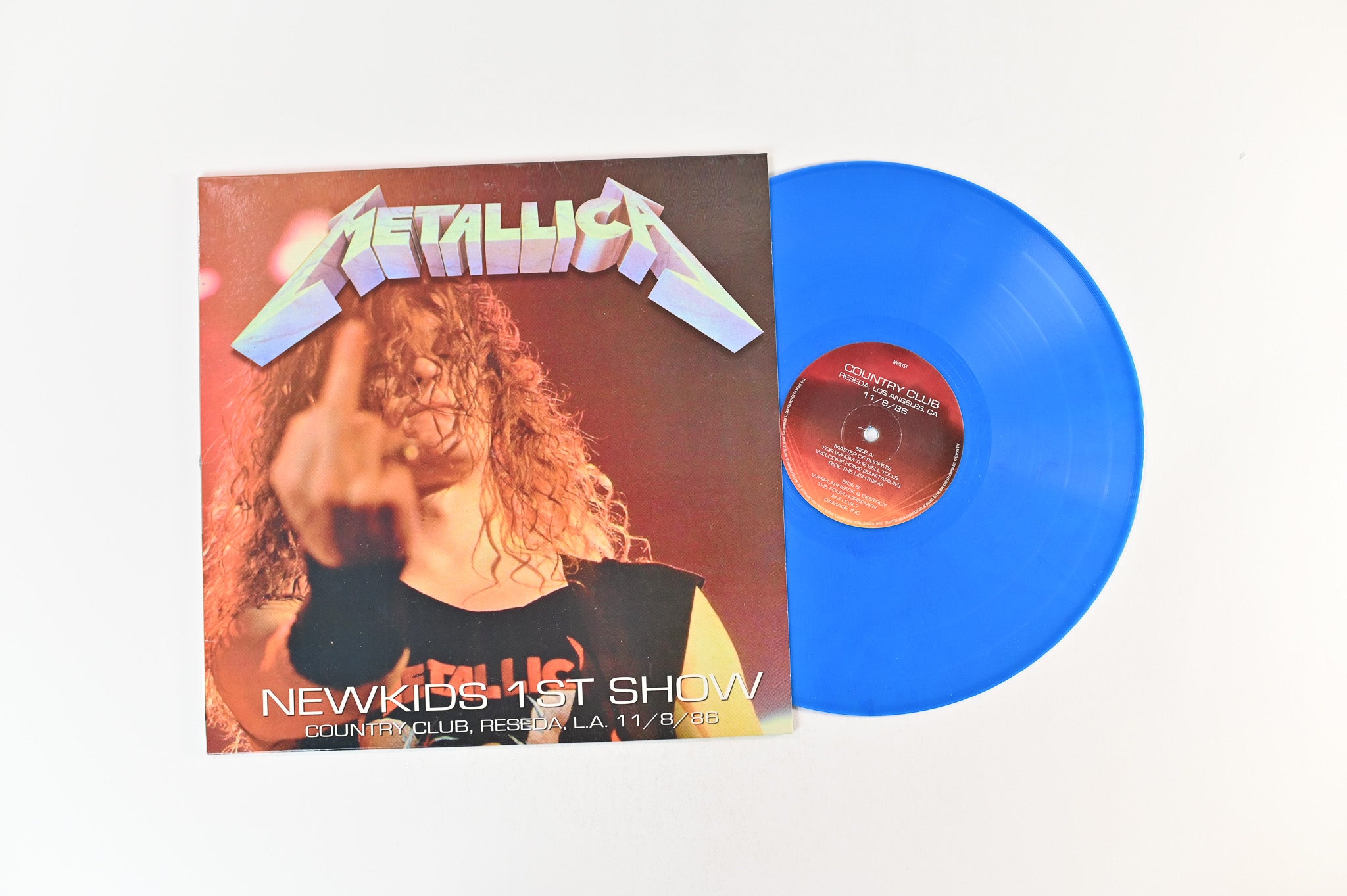 Metallica - Newkids 1st Show Blue Vinyl Unofficial Pressing