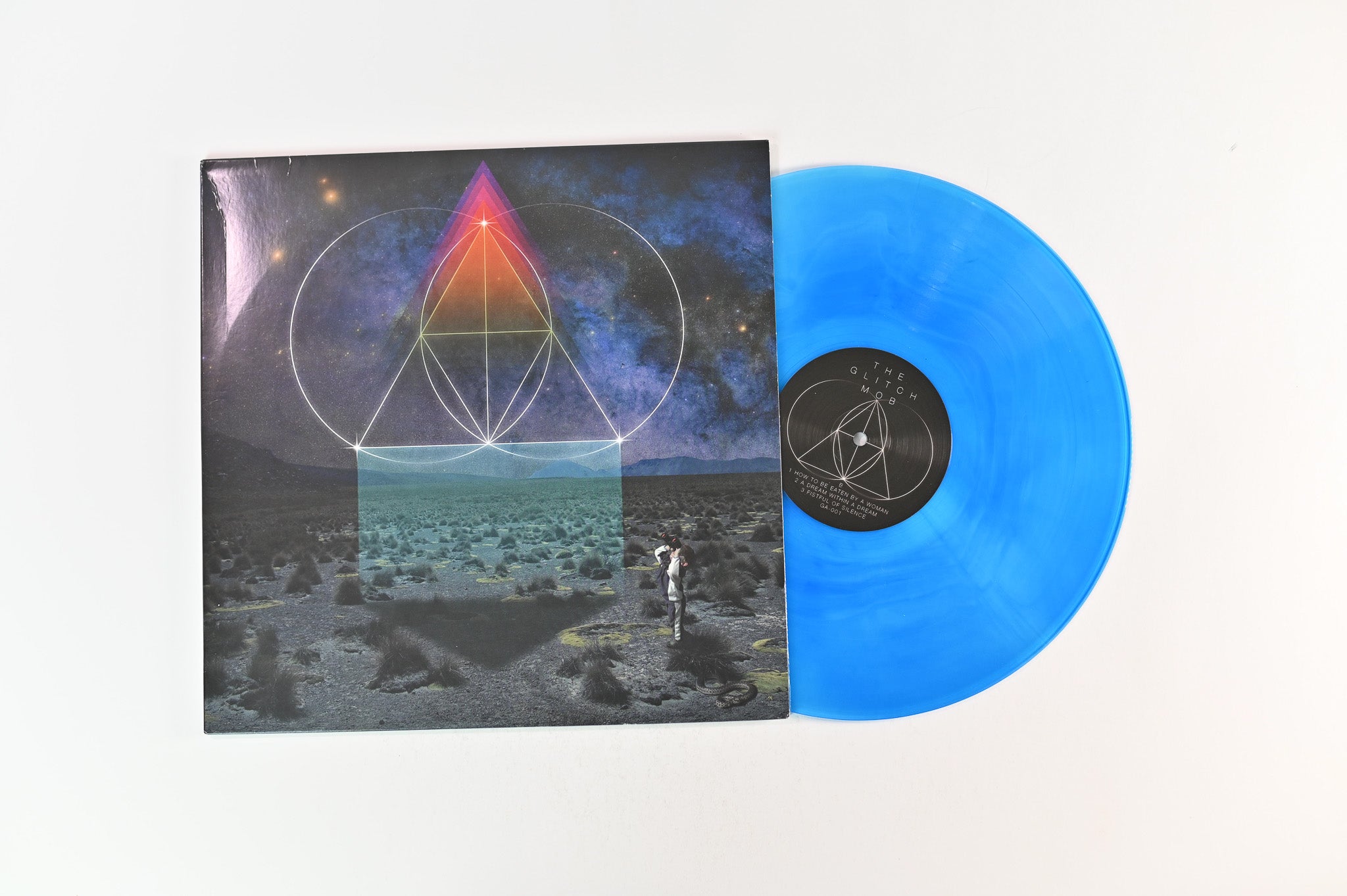 The Glitch Mob - Drink The Sea + Drink The Sea (Ambient Version) on Glass Air RSD 2021 Ltd Royal Blue/Ultraclear Reissue