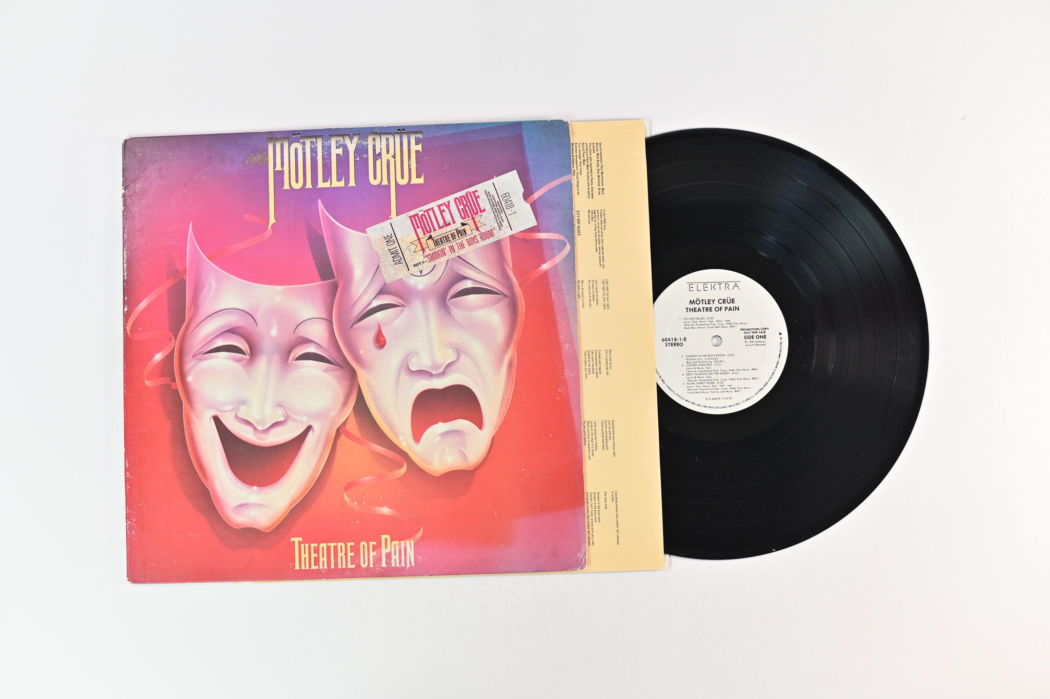 Mötley Crüe - Theatre Of Pain on Elektra Promo