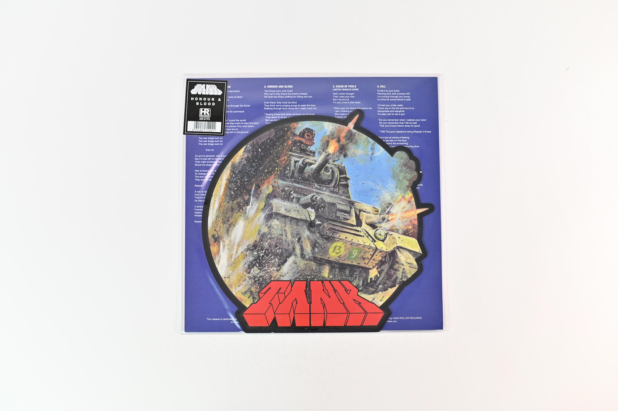 Tank - Honour & Blood on High Roller Ltd Picture Disc