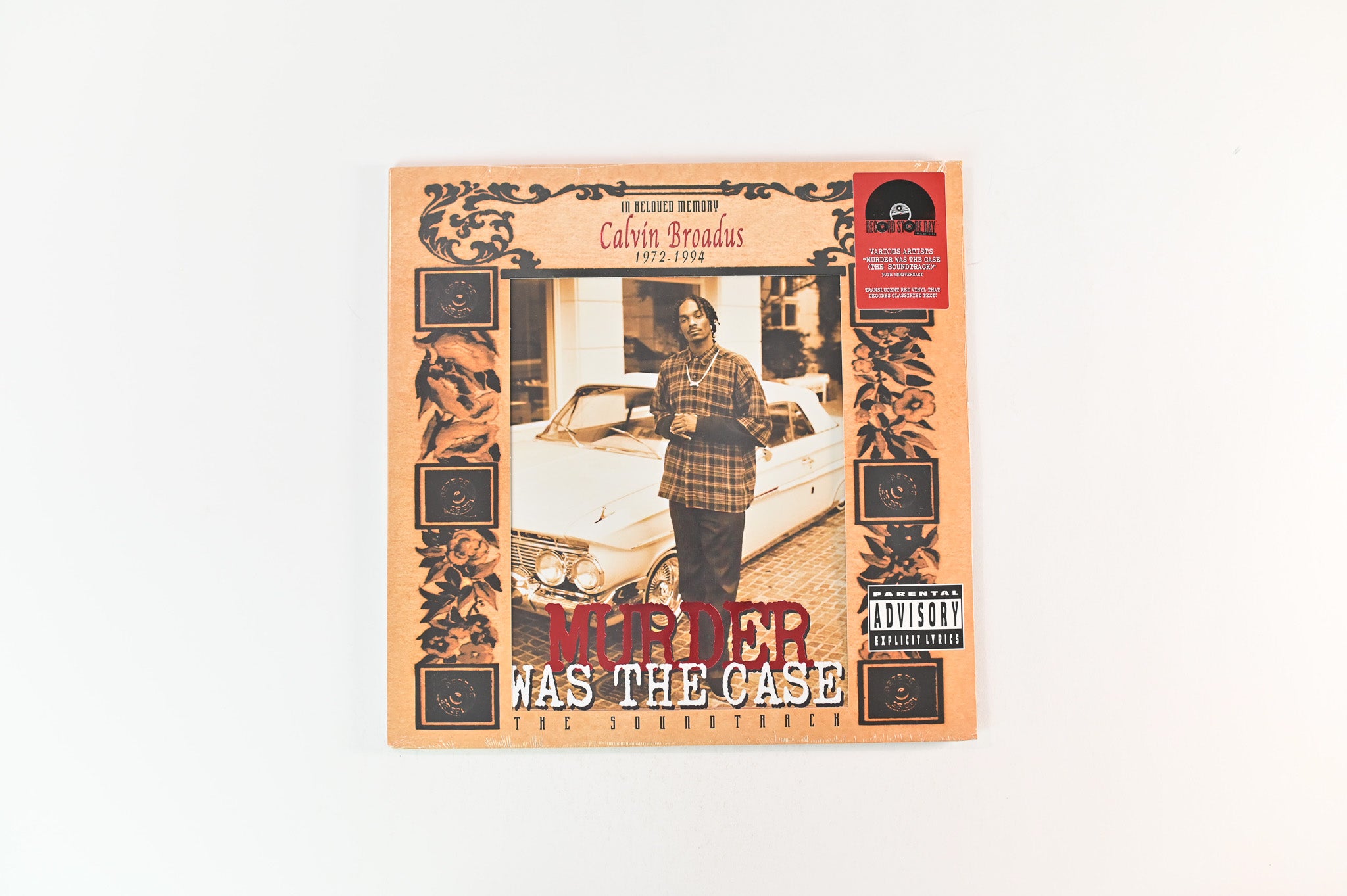 Various - Murder Was The Case (The Soundtrack) on Death Row RSD 2024 Ltd Translucent Red Reissue Sealed