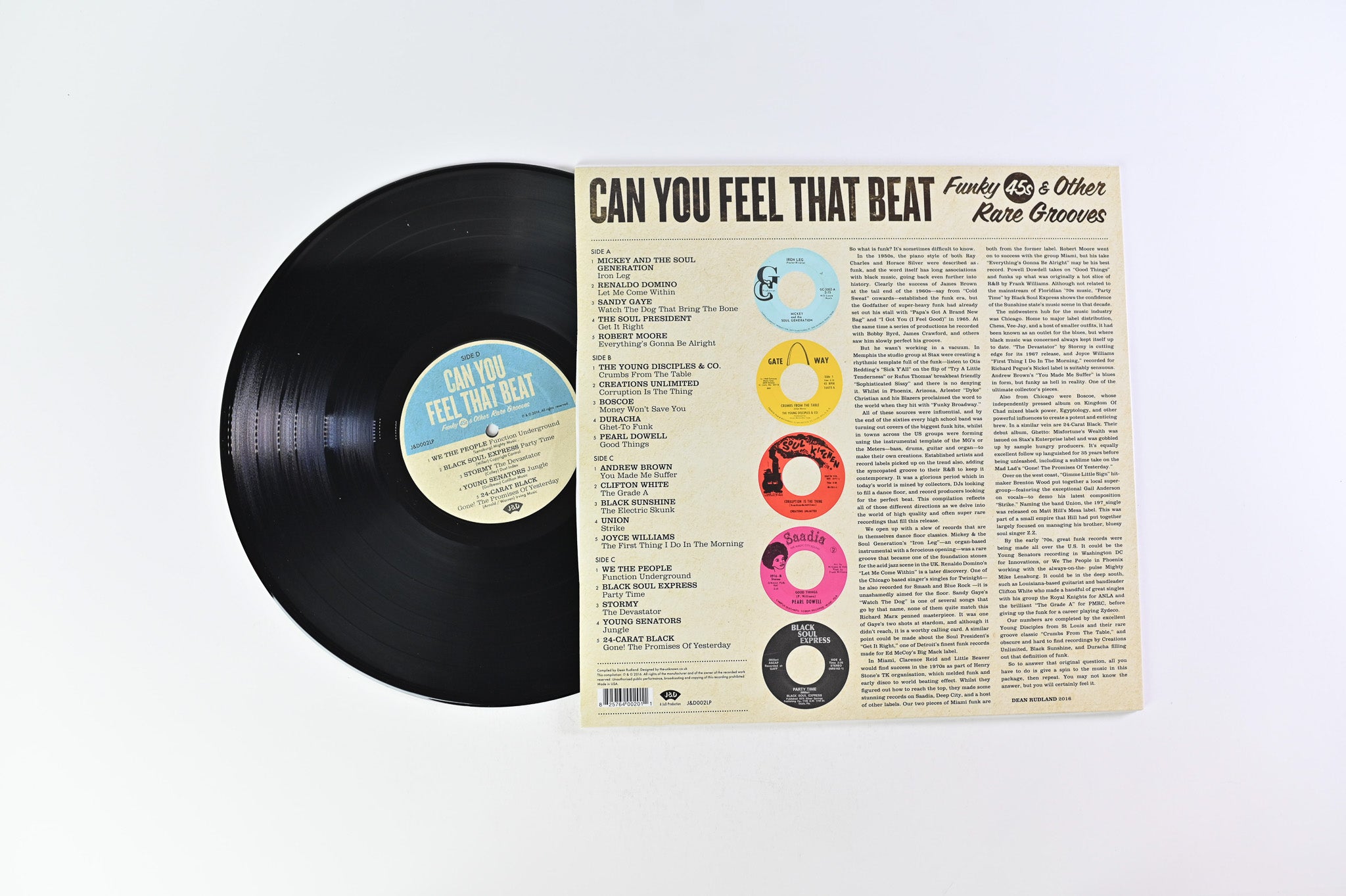 Various - Can You Feel That Beat (Funky 45s & Other Rare Grooves) on J&D