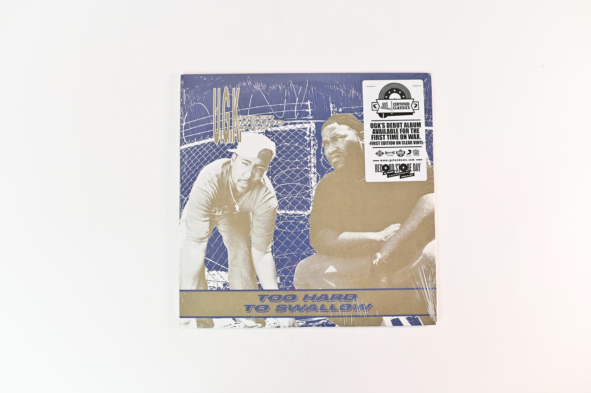 UGK - Too Hard To Swallow on Get on Down RSD 2017 Ltd Clear Vinyl Reissue Sealed