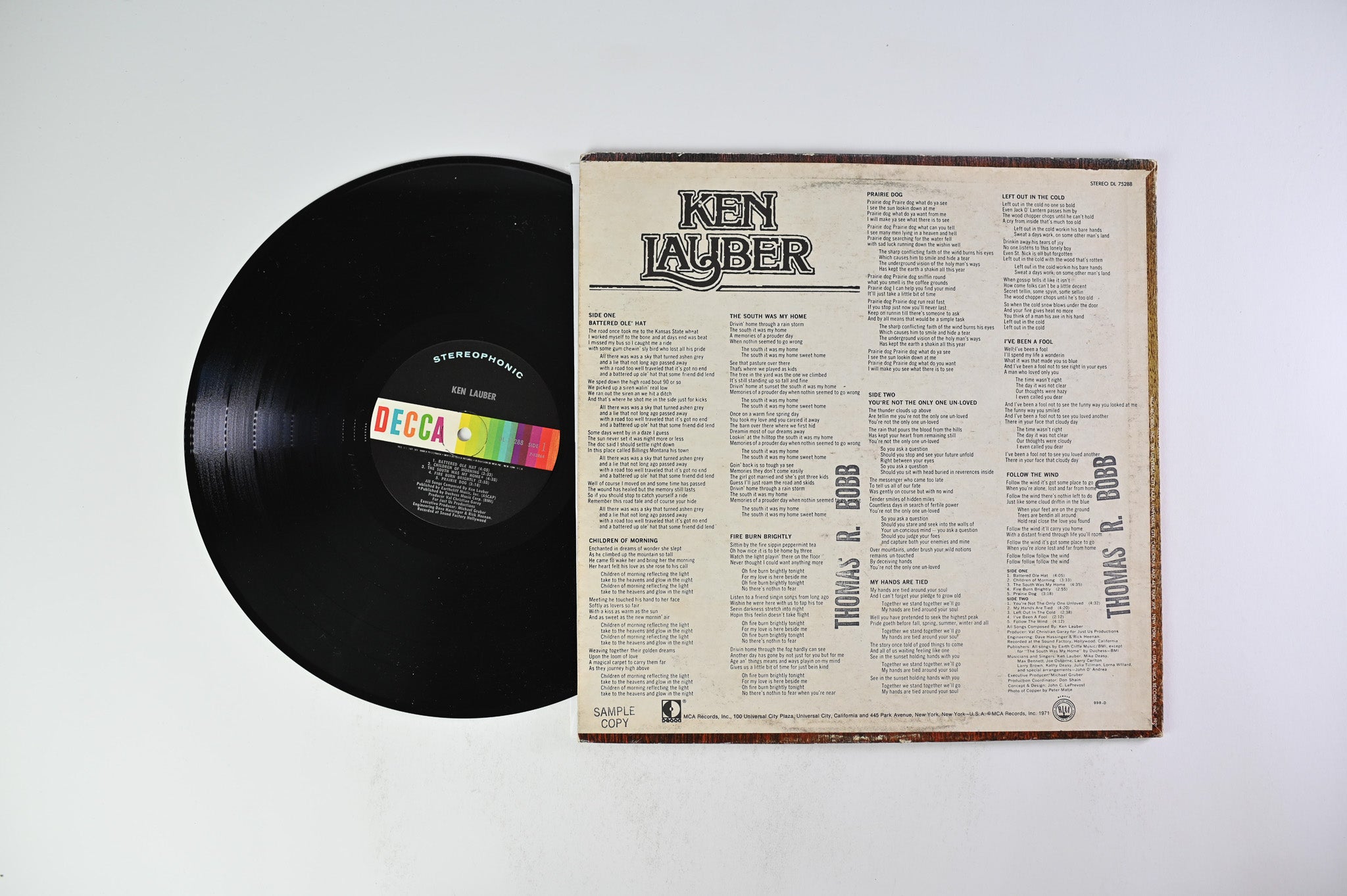 Ken Lauber - Ken Lauber on Decca