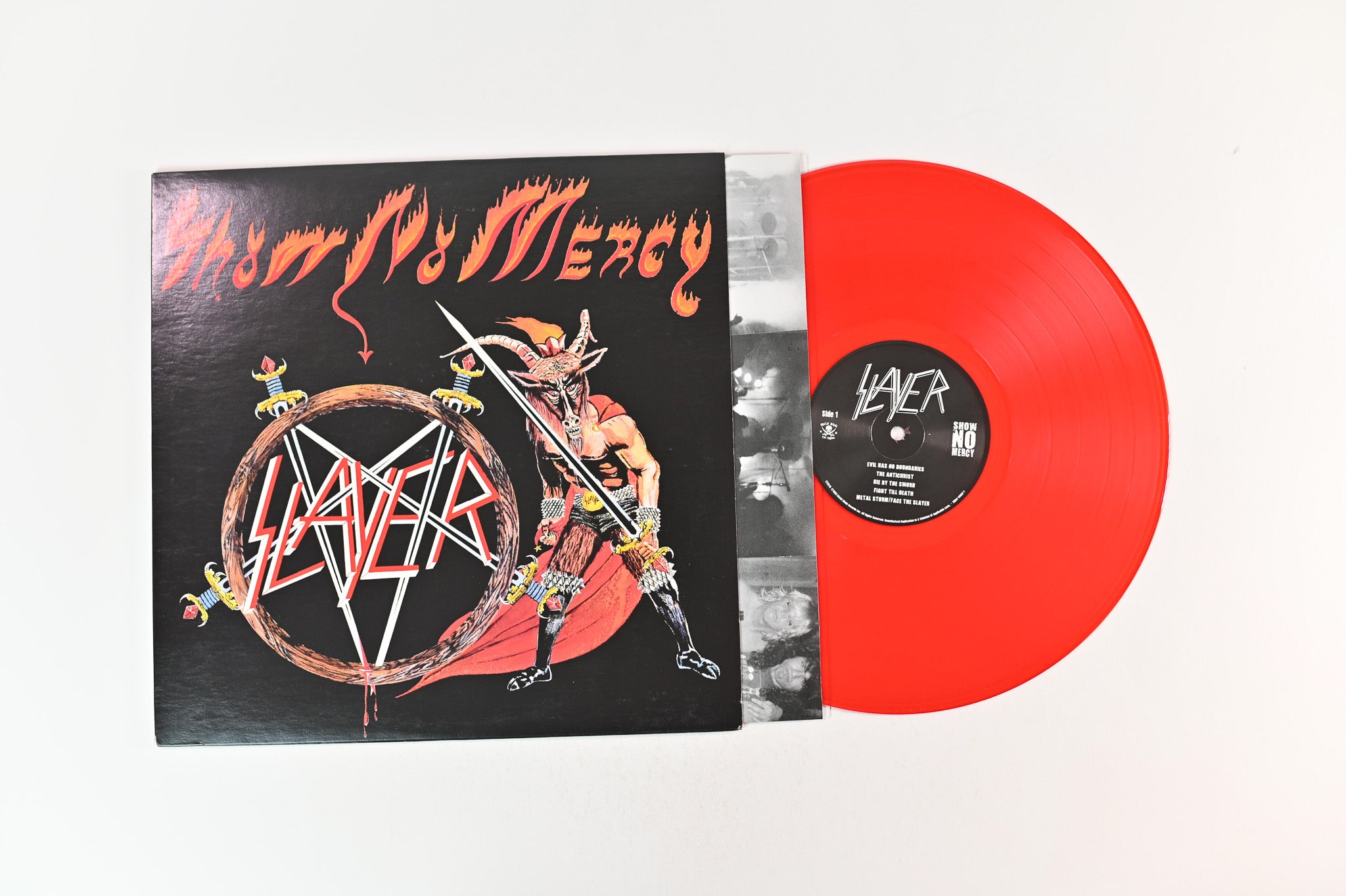 Slayer - Show No Mercy on Metal Blade Red Translucent Reissue