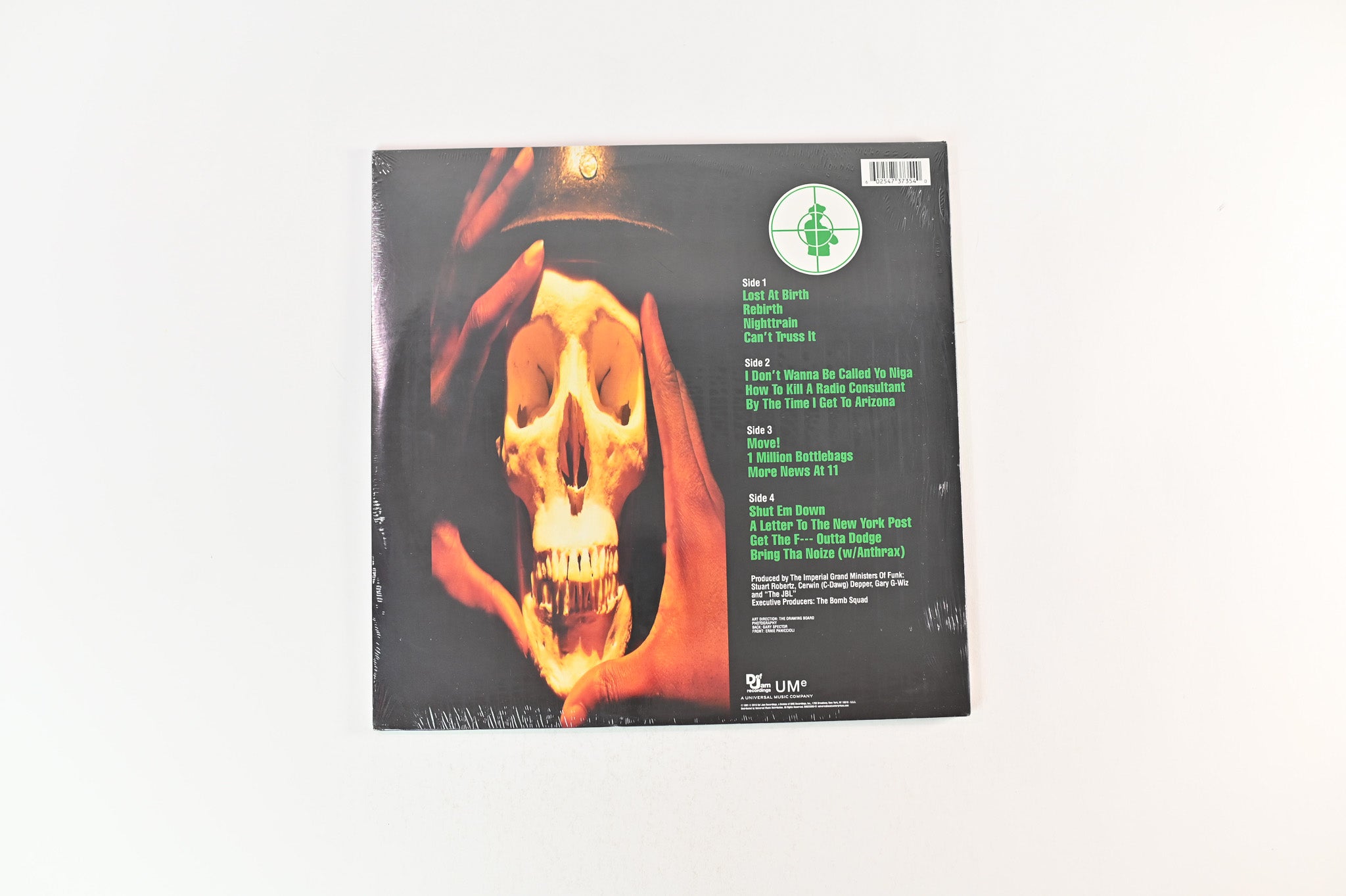 Public Enemy - Apocalypse 91... The Enemy Strikes Black on Def Jam Green Translucent Reissue Sealed